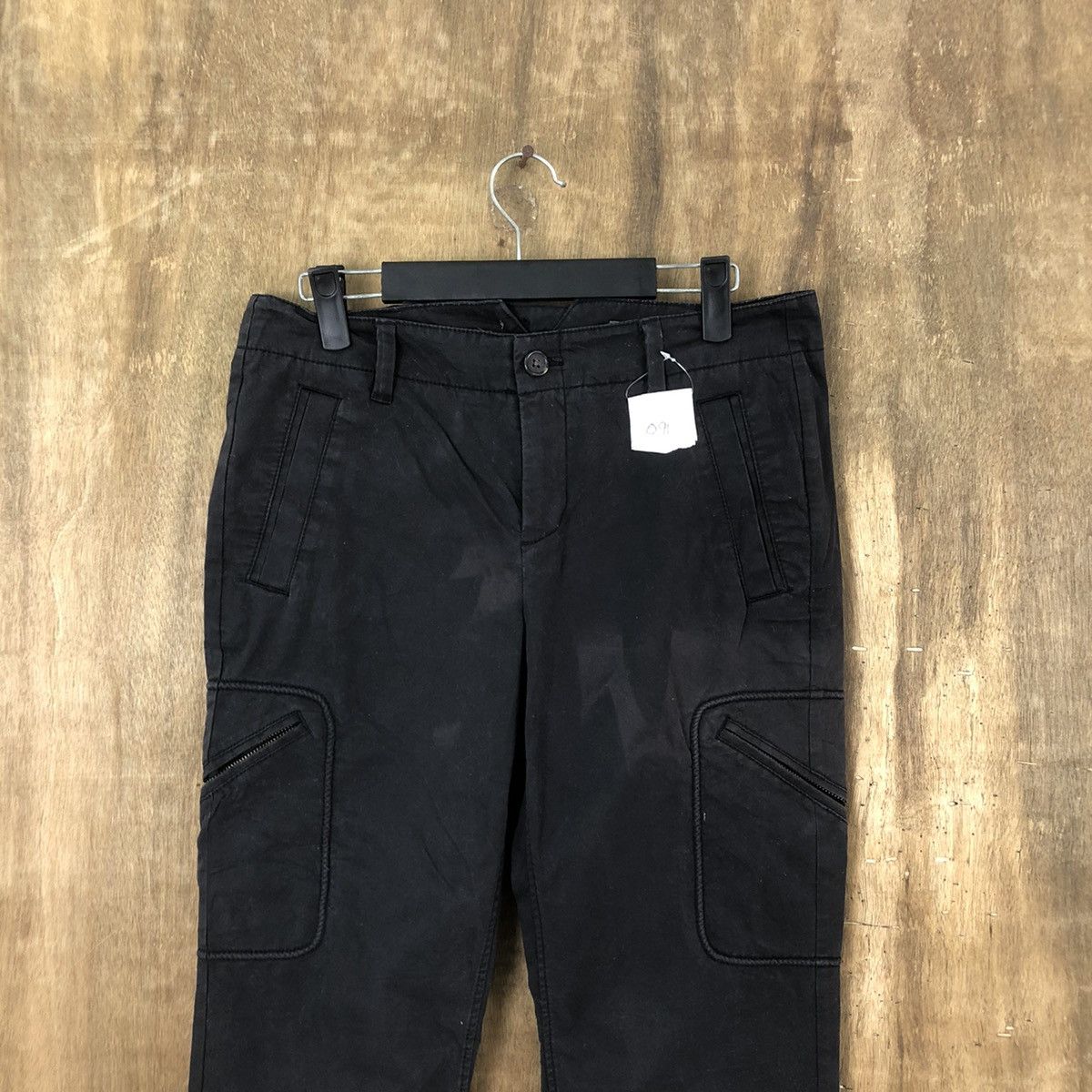 Gap DLL Gap Black multipocket tactical cargo pants #091 Size US 30 / EU 46 - 2 Thumbnail