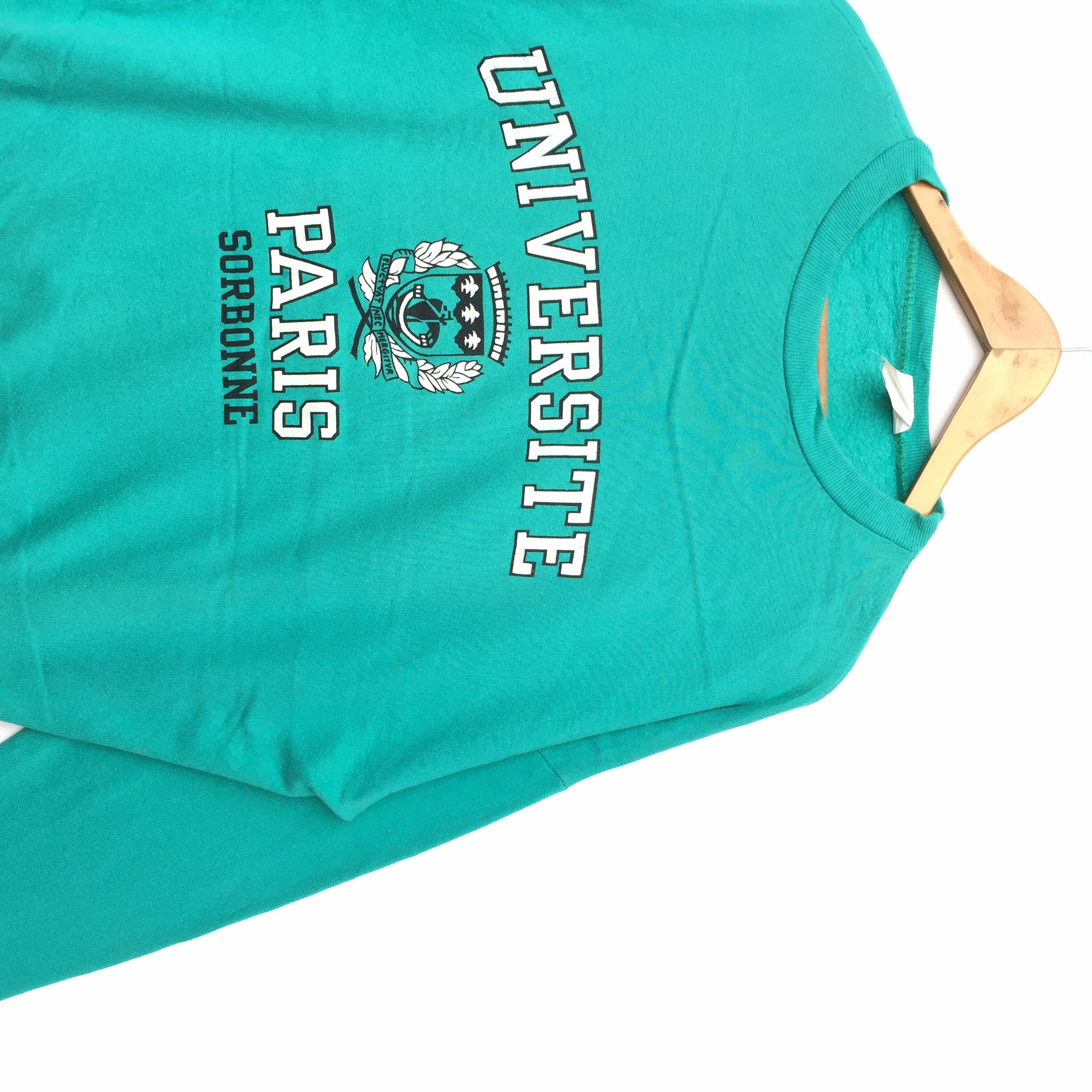 Vintage Vintage Universite Paris Sweatshirt Fashion Basketball Size US L / EU 52-54 / 3 - 2 Thumbnail