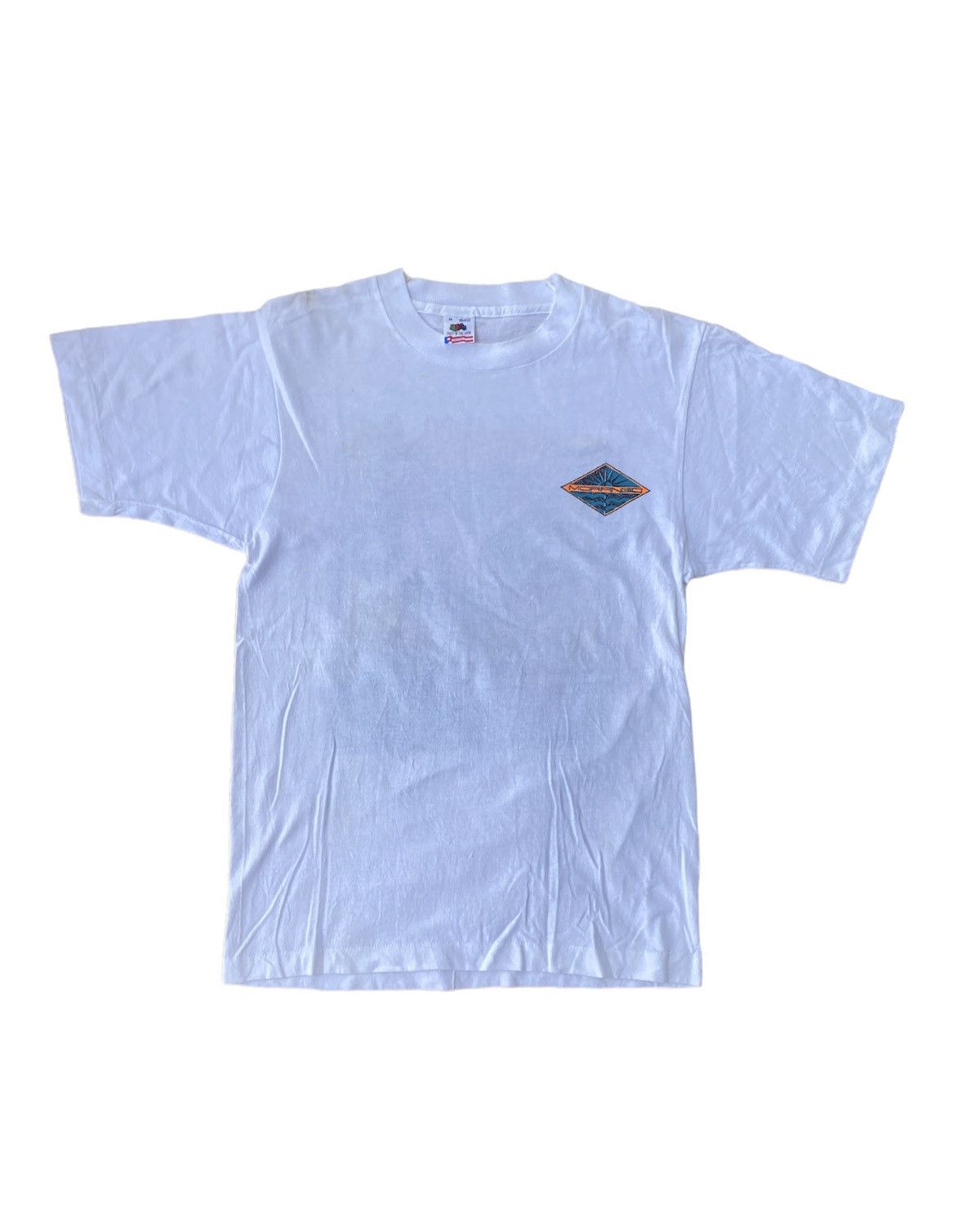 Fruit Of The Loom × Vintage Vintage 90s Fruit Of The Loom Shirt Morango Tribe Surfing Size US M / EU 48-50 / 2 - 2 Thumbnail