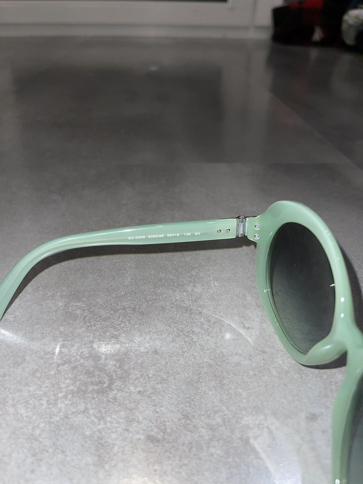 Emporio Armani Emporio Armani EA4009 5085/8E Turqoise Sunglasses Size ONE SIZE - 13 Thumbnail