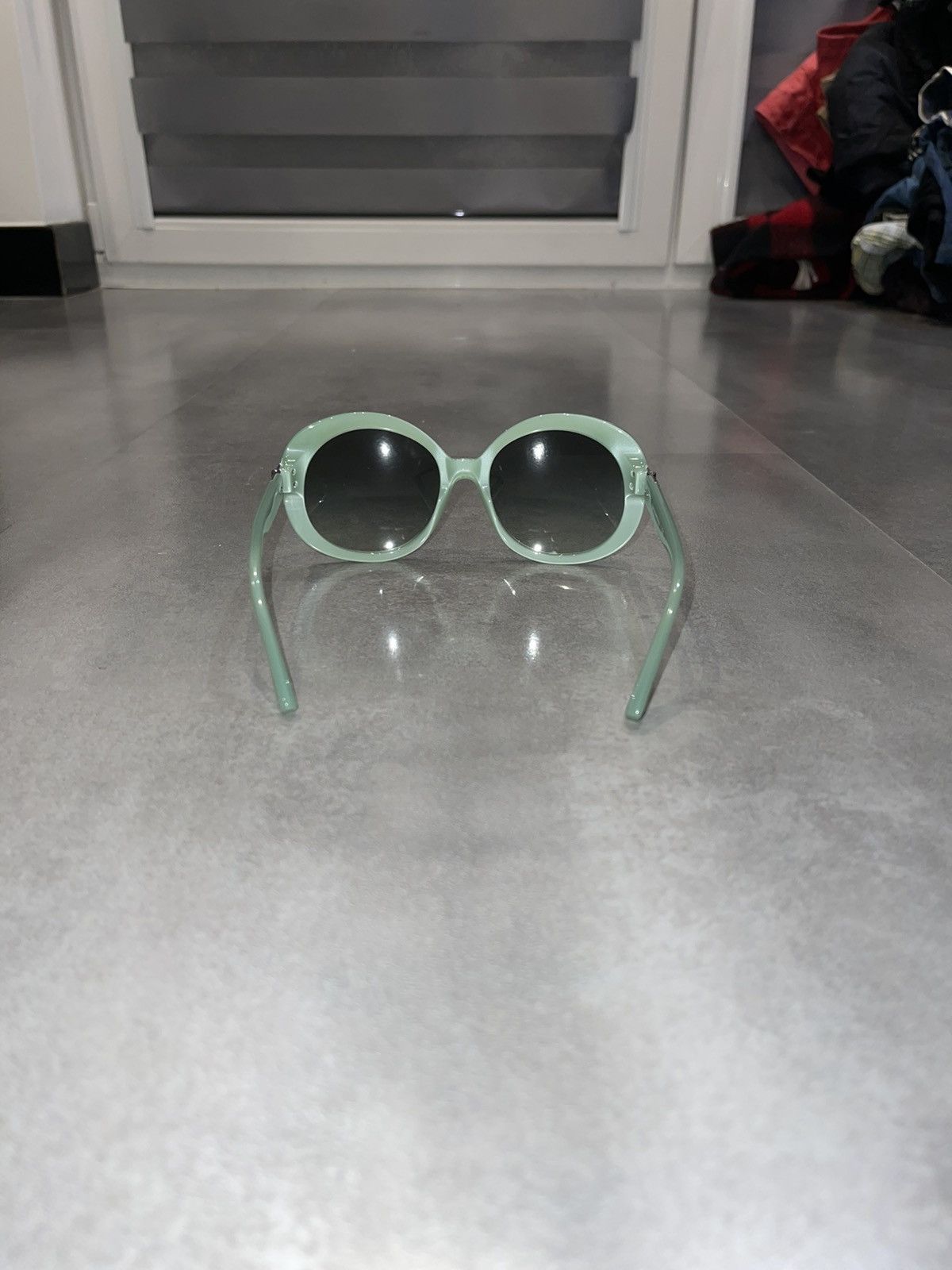 Emporio Armani Emporio Armani EA4009 5085/8E Turqoise Sunglasses Size ONE SIZE - 8 Thumbnail