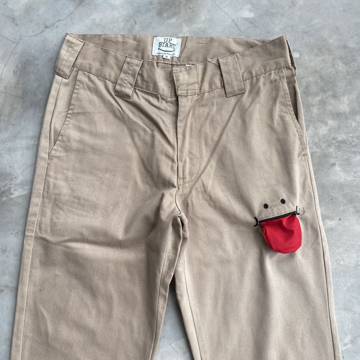 Japanese Brand × Vintage Smile pocket pants with tongue nice design Size US 31 - 4 Thumbnail