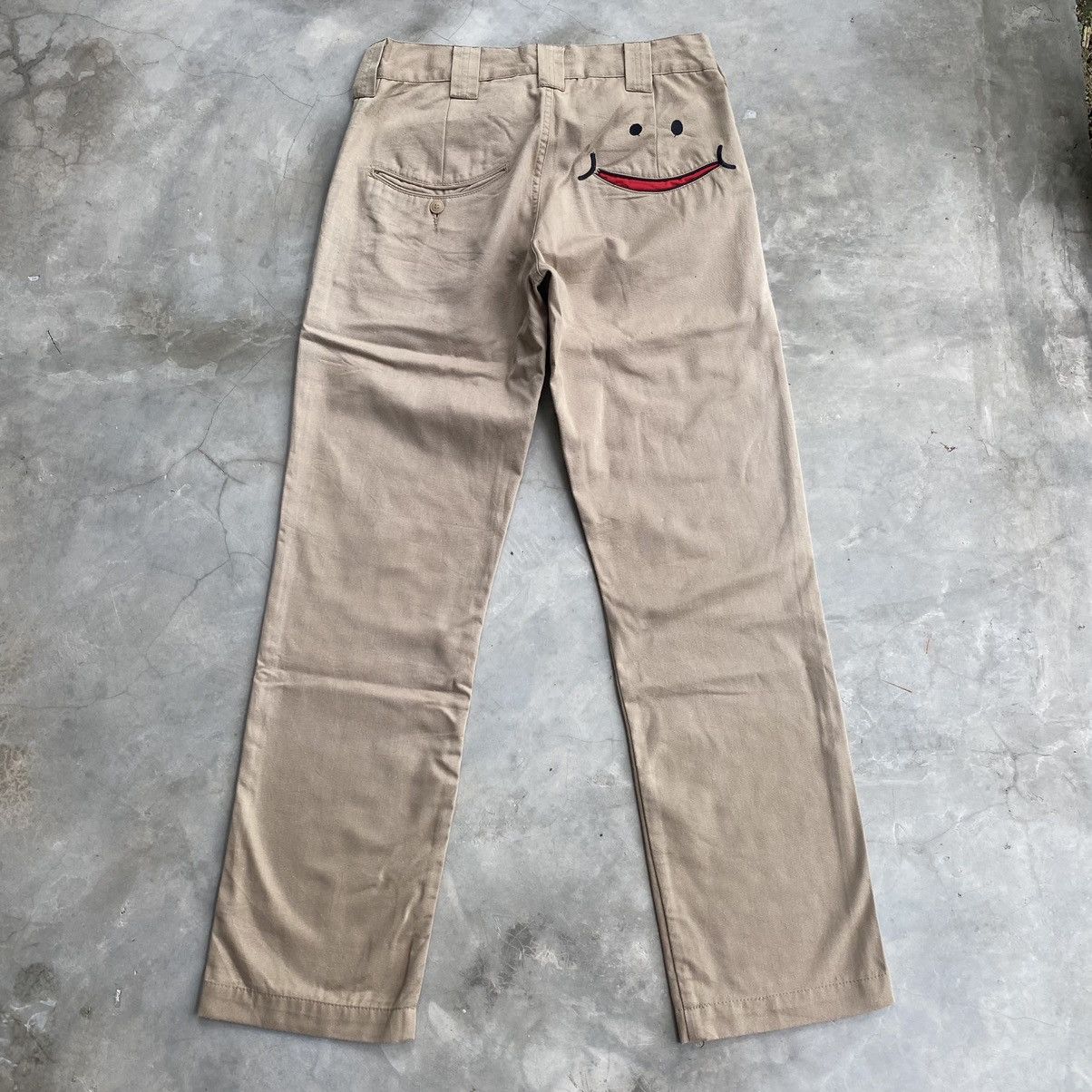 Japanese Brand × Vintage Smile pocket pants with tongue nice design Size US 31 - 9 Thumbnail