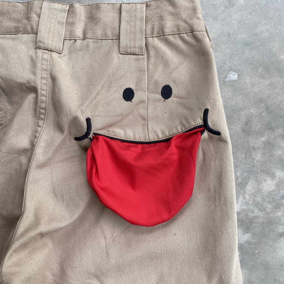 Japanese Brand × Vintage Smile pocket pants with tongue nice design Size US 31 - 12 Thumbnail