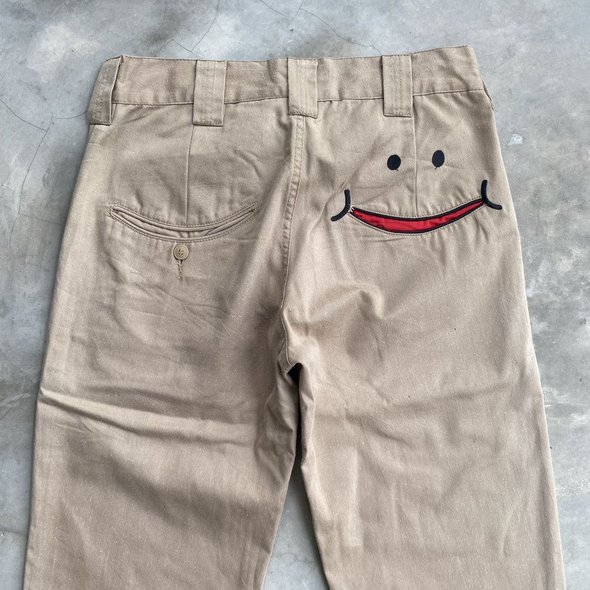 Japanese Brand × Vintage Smile pocket pants with tongue nice design Size US 31 - 11 Thumbnail