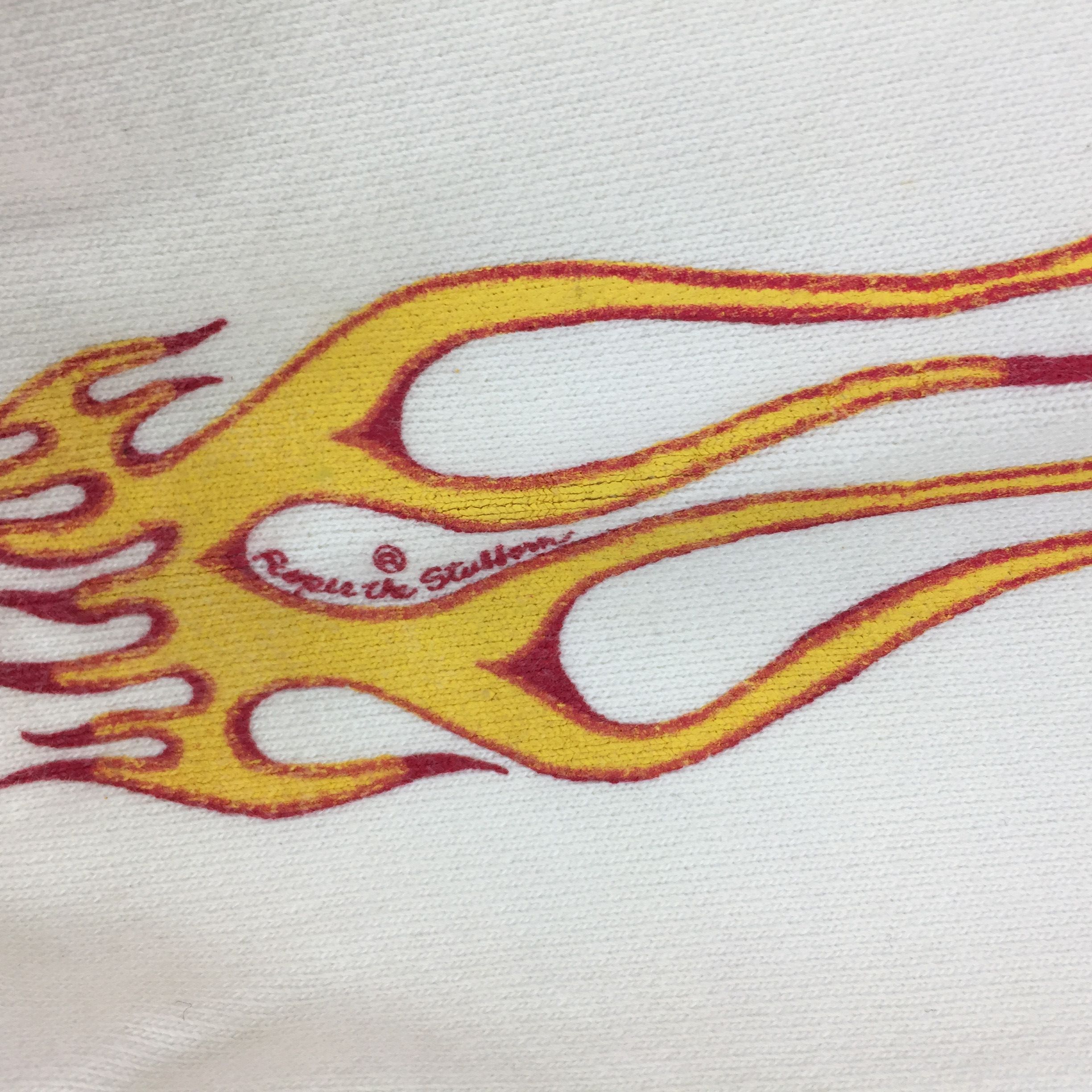 Japanese Brand × Vintage Vintahe Skateboard Thrasher Inspired flames on sleeve Size M Size US S / EU 44-46 / 1 - 4 Thumbnail