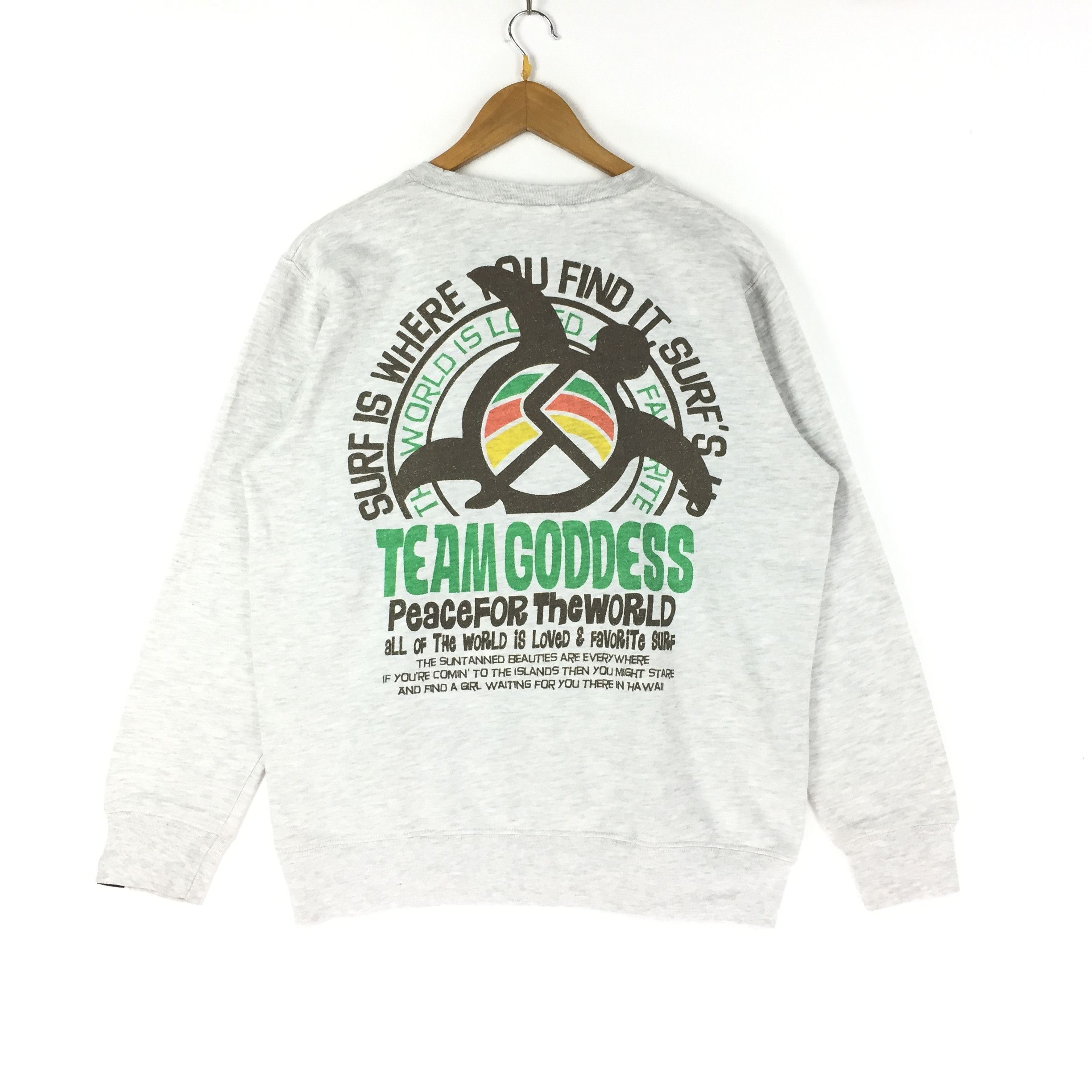 Vintage Vintage team goddess sweatshirt Surfing | Grailed