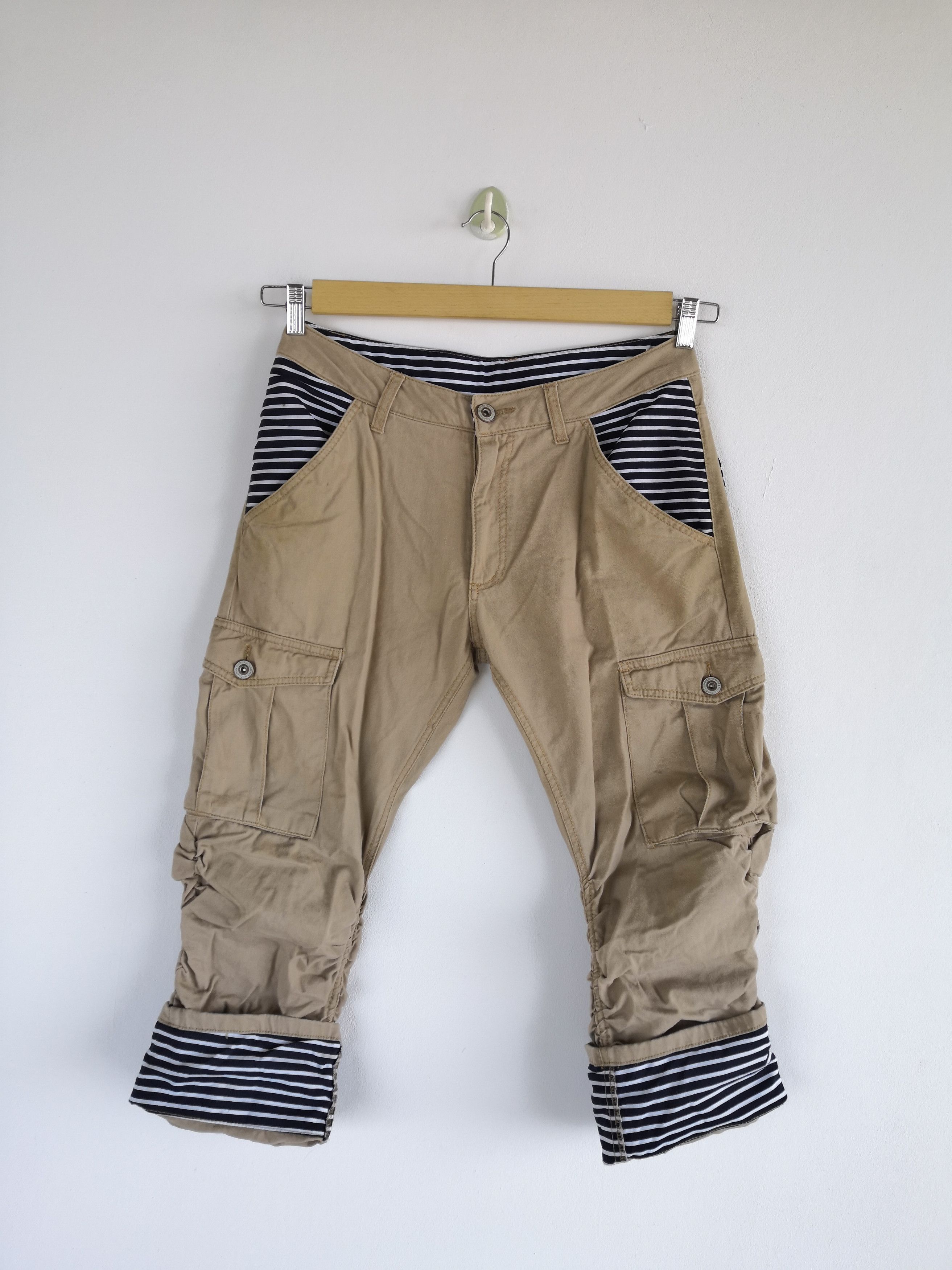 Japanese Brand × Vintage Japanese Cargo Pants Shaggy Tactical Bondage Trousers Pants Size US 30 / EU 46 - 3 Thumbnail