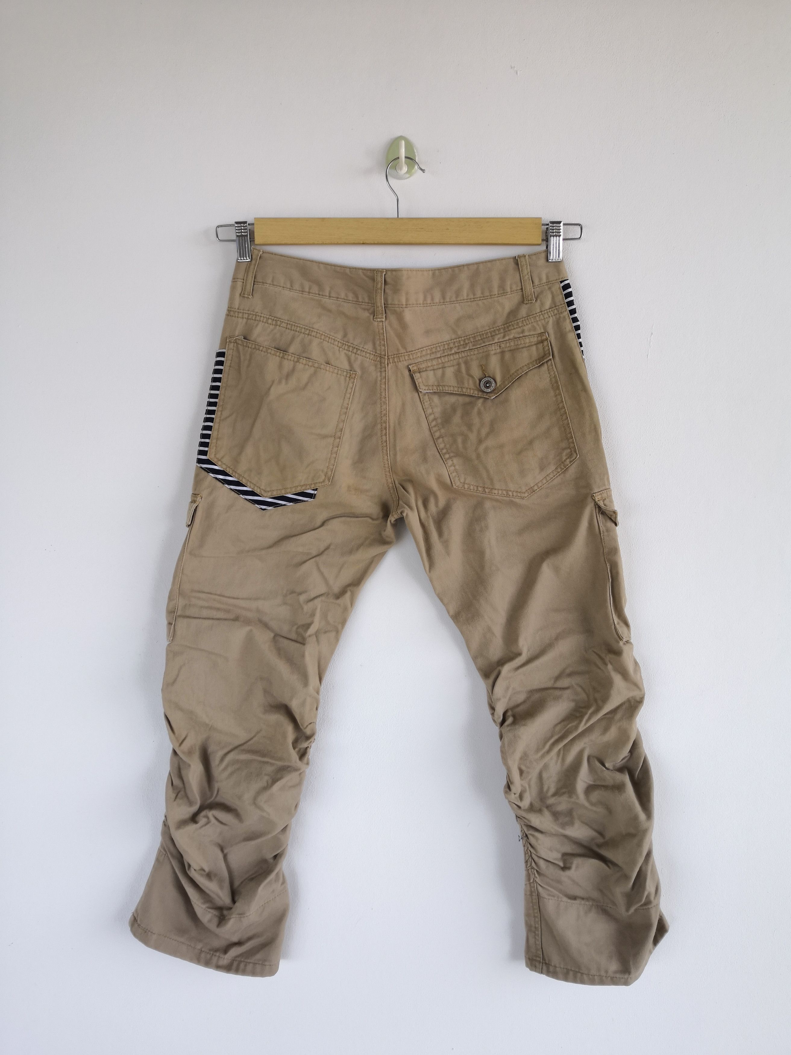 Japanese Brand × Vintage Japanese Cargo Pants Shaggy Tactical Bondage Trousers Pants Size US 30 / EU 46 - 2 Thumbnail
