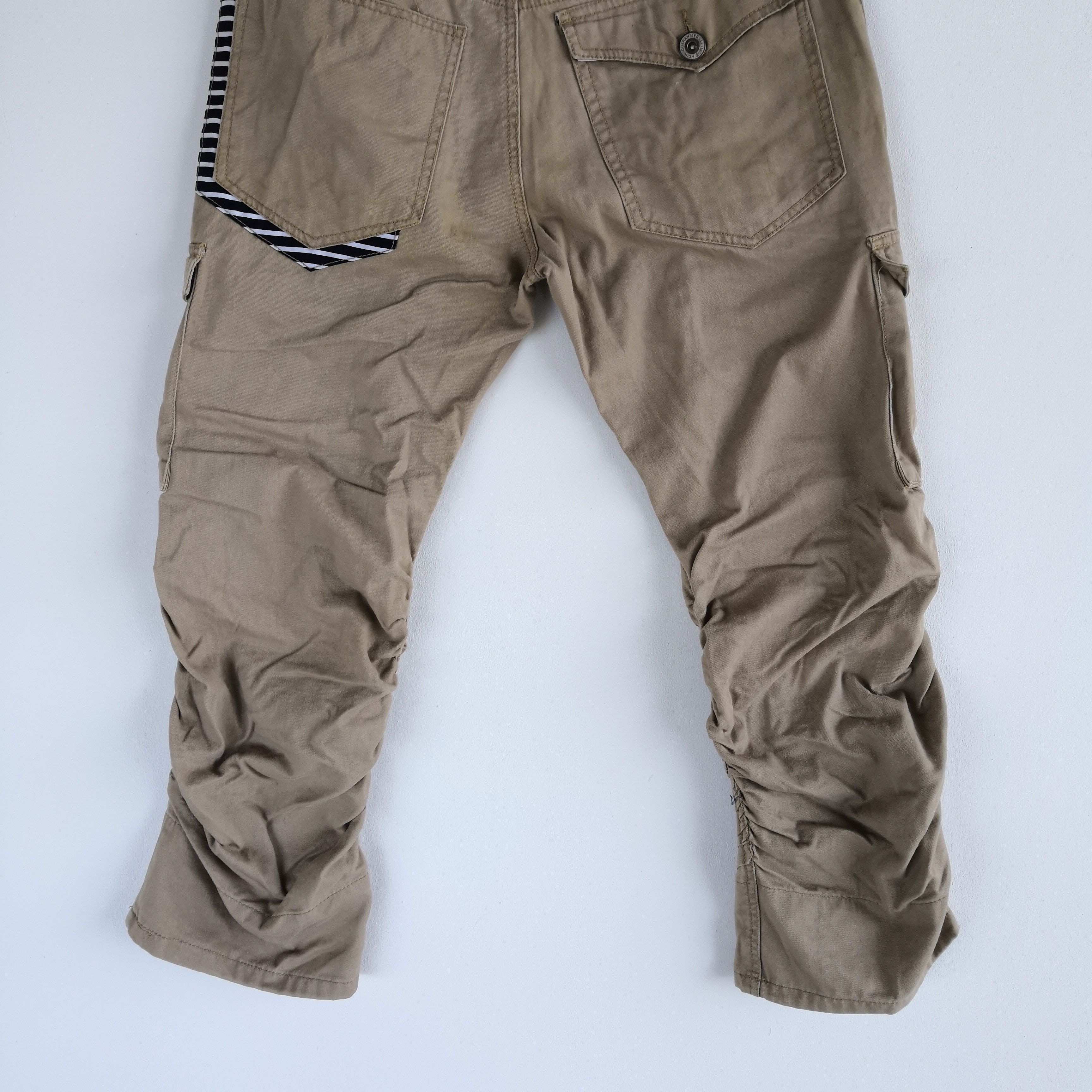 Japanese Brand × Vintage Japanese Cargo Pants Shaggy Tactical Bondage Trousers Pants Size US 30 / EU 46 - 5 Thumbnail