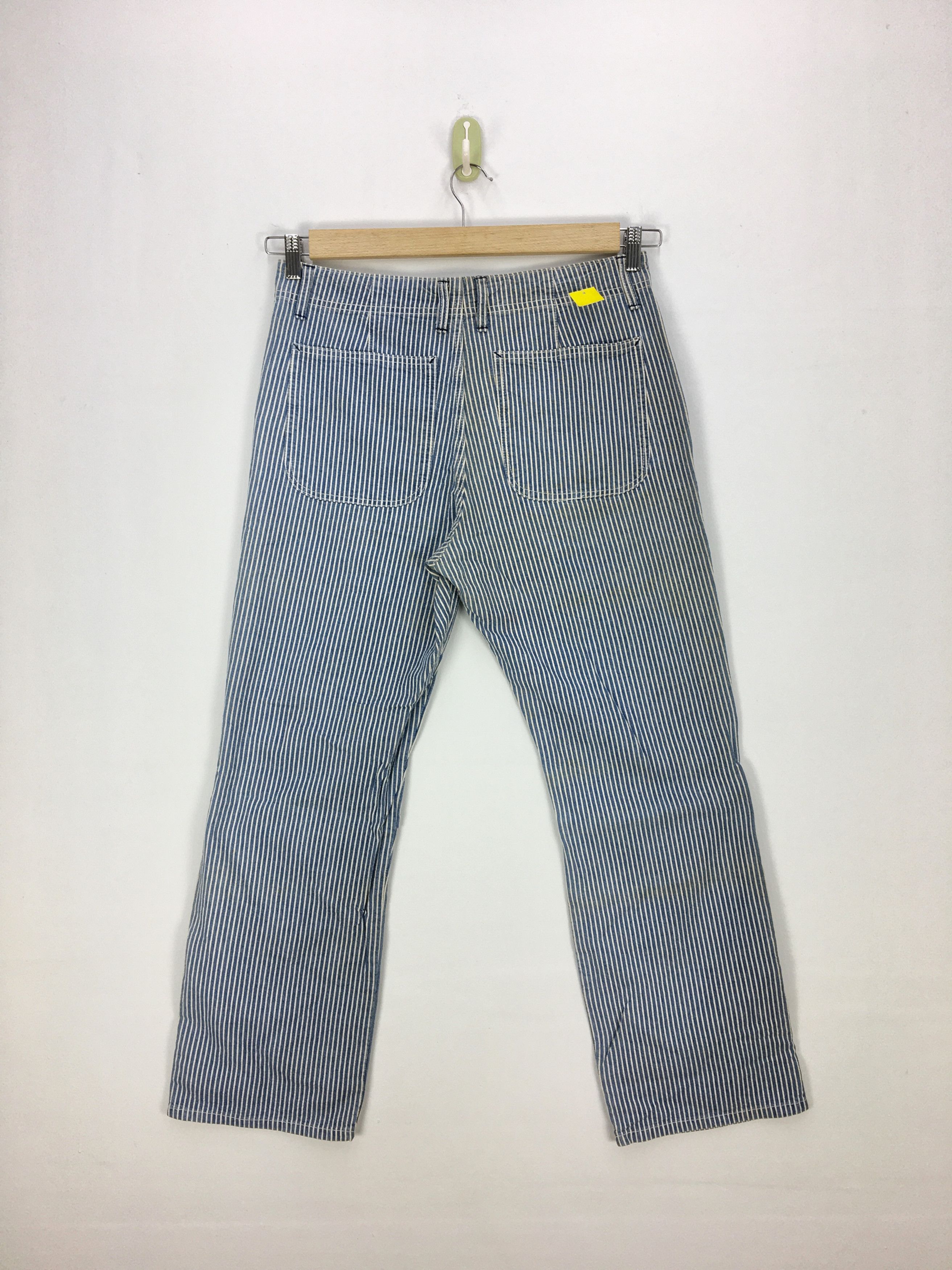 Japanese Brand × Vintage Vintage Japanese Hickory Workers Painter Pants - BS47329. Size US 32 / EU 48 - 4 Thumbnail