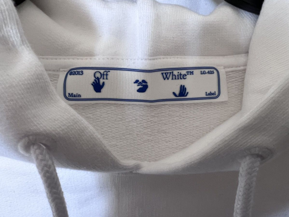 Off-White Off White Embroidered Paint Splatter Arrow Hoodie Size US L / EU 52-54 / 3 - 6 Thumbnail
