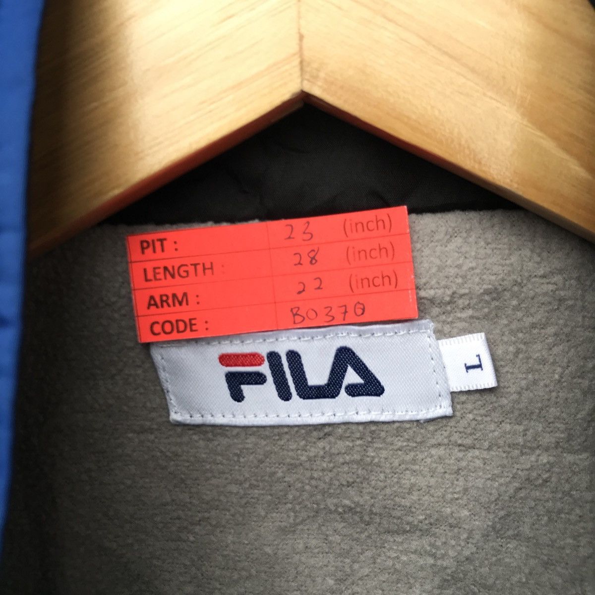 Fila × Vintage Vintage Fila Biele Italia Big Logo Spell Out nice Jacket Size US L / EU 52-54 / 3 - 4 Thumbnail