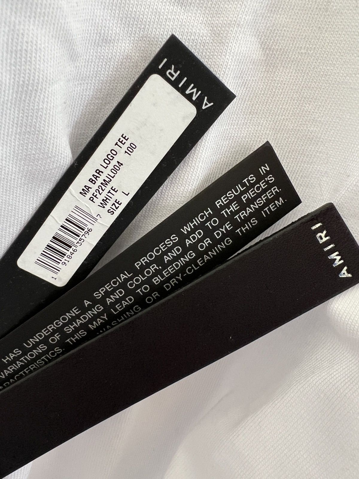 Amiri Amiri Ma Bar logo t shirt Size US L / EU 52-54 / 3 - 5 Thumbnail