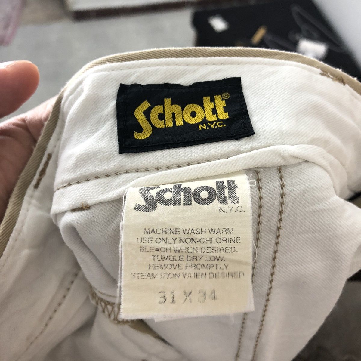 Schott Schott Brown Casual pants #6188 Size US 31 - 12 Thumbnail