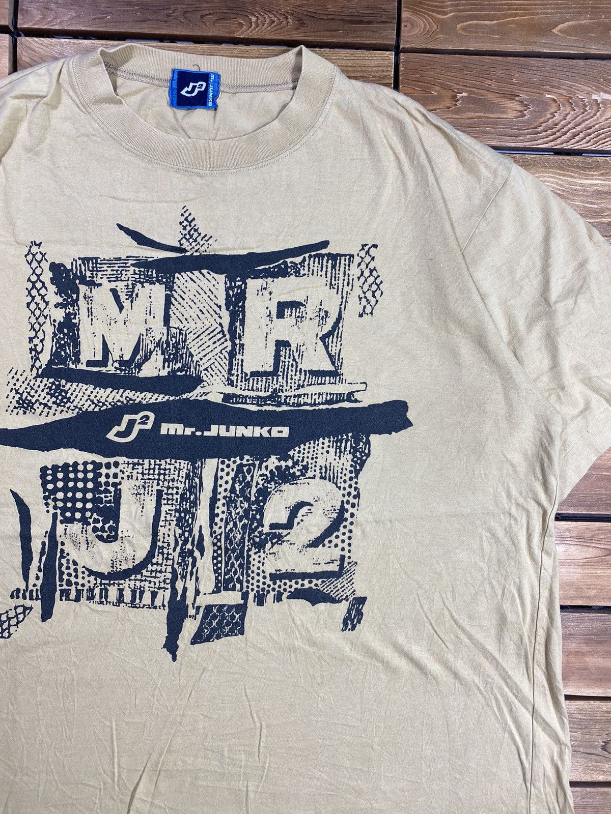 Japanese Brand × Mr. Junko × Vintage Vintage J2 Mr Junko tees Single Stitch Big Logo Size L Size US L / EU 52-54 / 3 - 4 Thumbnail