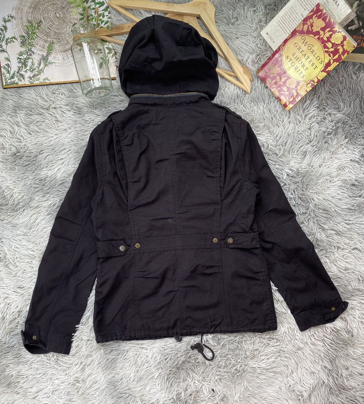 Japanese Brand × Vintage Vintage Japanese Brand Nicole White Jacket With Hoodie Size S / US 4 / IT 40 - 7 Thumbnail