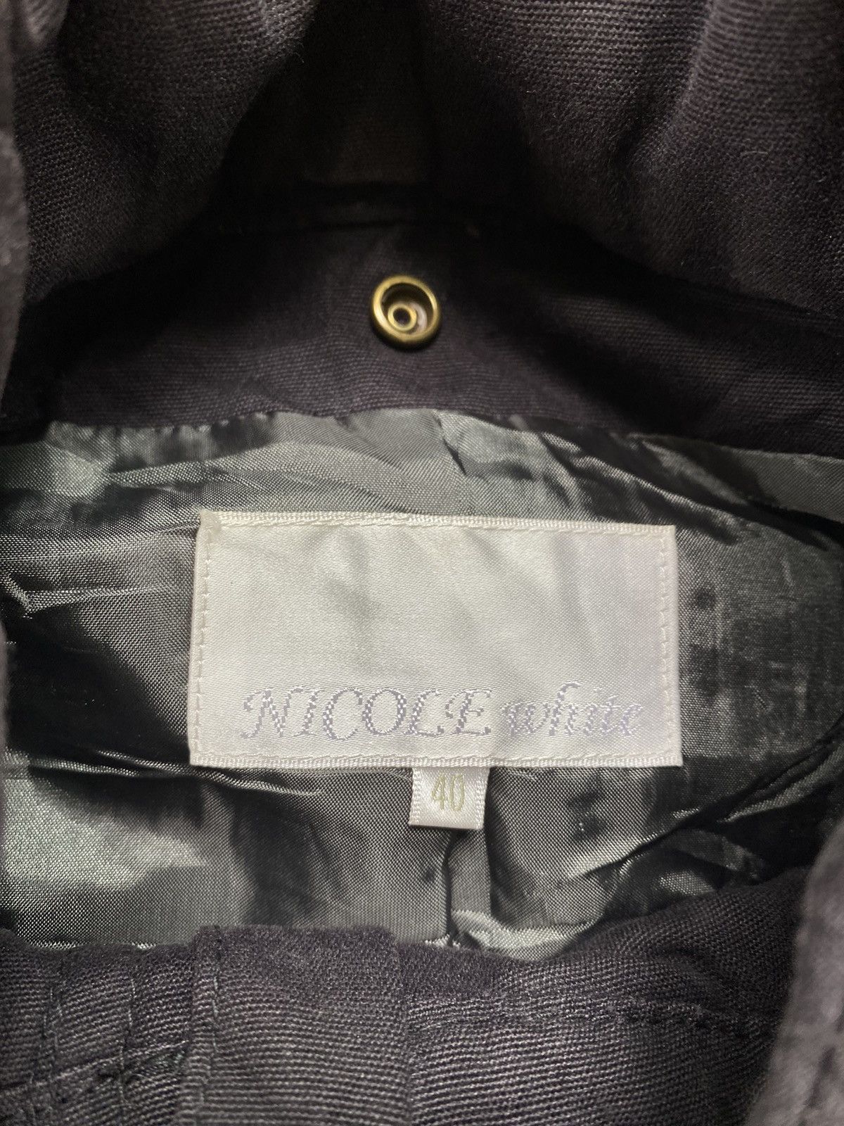 Japanese Brand × Vintage Vintage Japanese Brand Nicole White Jacket With Hoodie Size S / US 4 / IT 40 - 5 Thumbnail