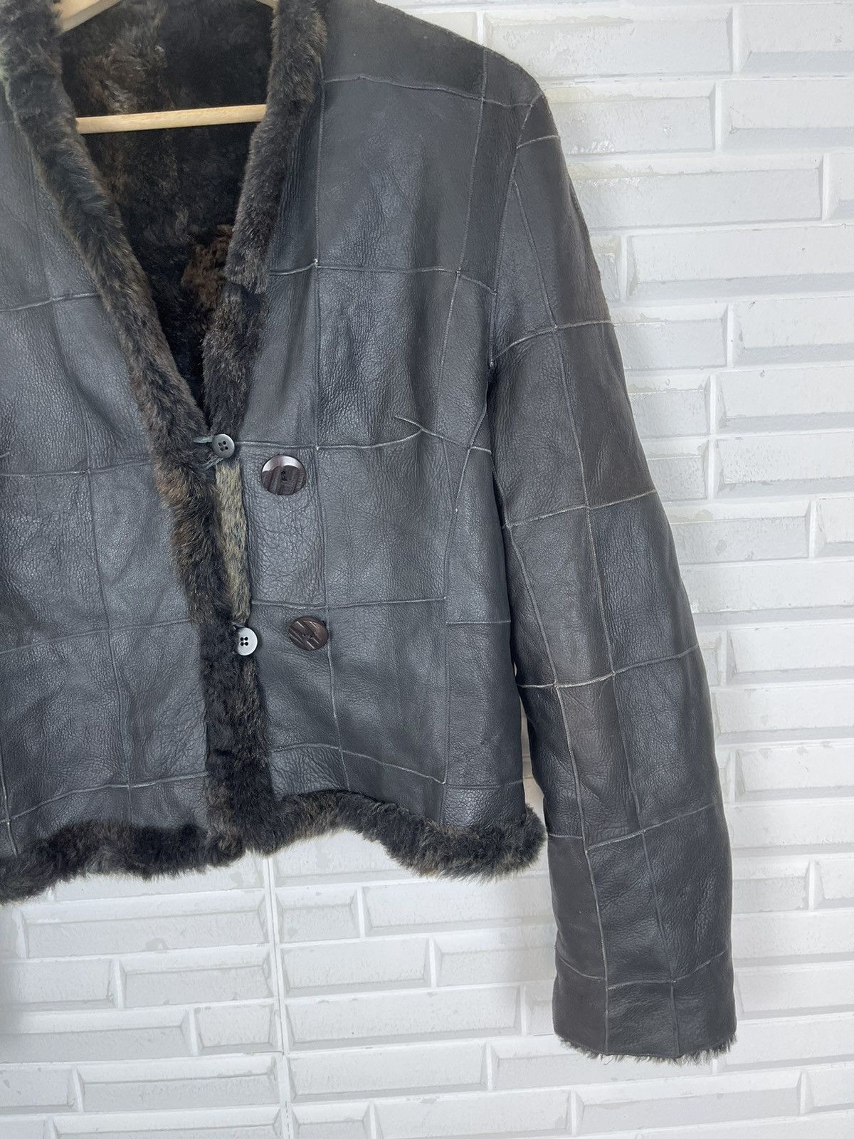 Vintage 🔥END SALE❌CROP FUR JACKET REVERSIBLE LUXURYWEAR SAGA MINK Size M / US 6-8 / IT 42-44 - 8 Thumbnail