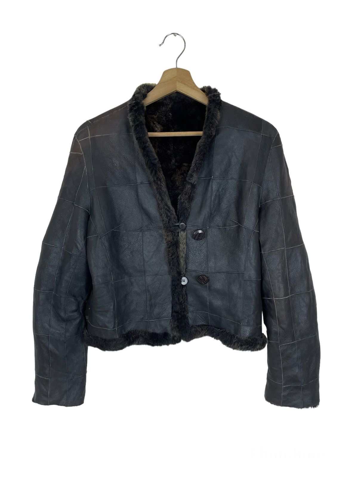 Vintage 🔥END SALE❌CROP FUR JACKET REVERSIBLE LUXURYWEAR SAGA MINK Size M / US 6-8 / IT 42-44 - 5 Thumbnail