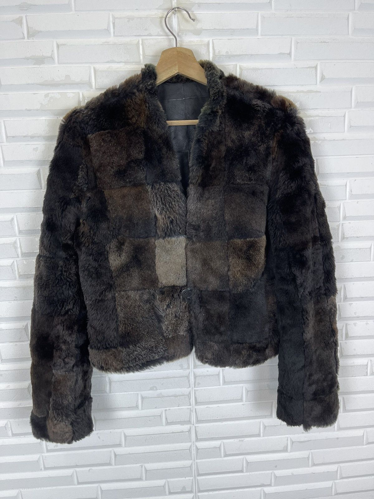 Vintage 🔥END SALE❌CROP FUR JACKET REVERSIBLE LUXURYWEAR SAGA MINK Size M / US 6-8 / IT 42-44 - 1 Thumbnail