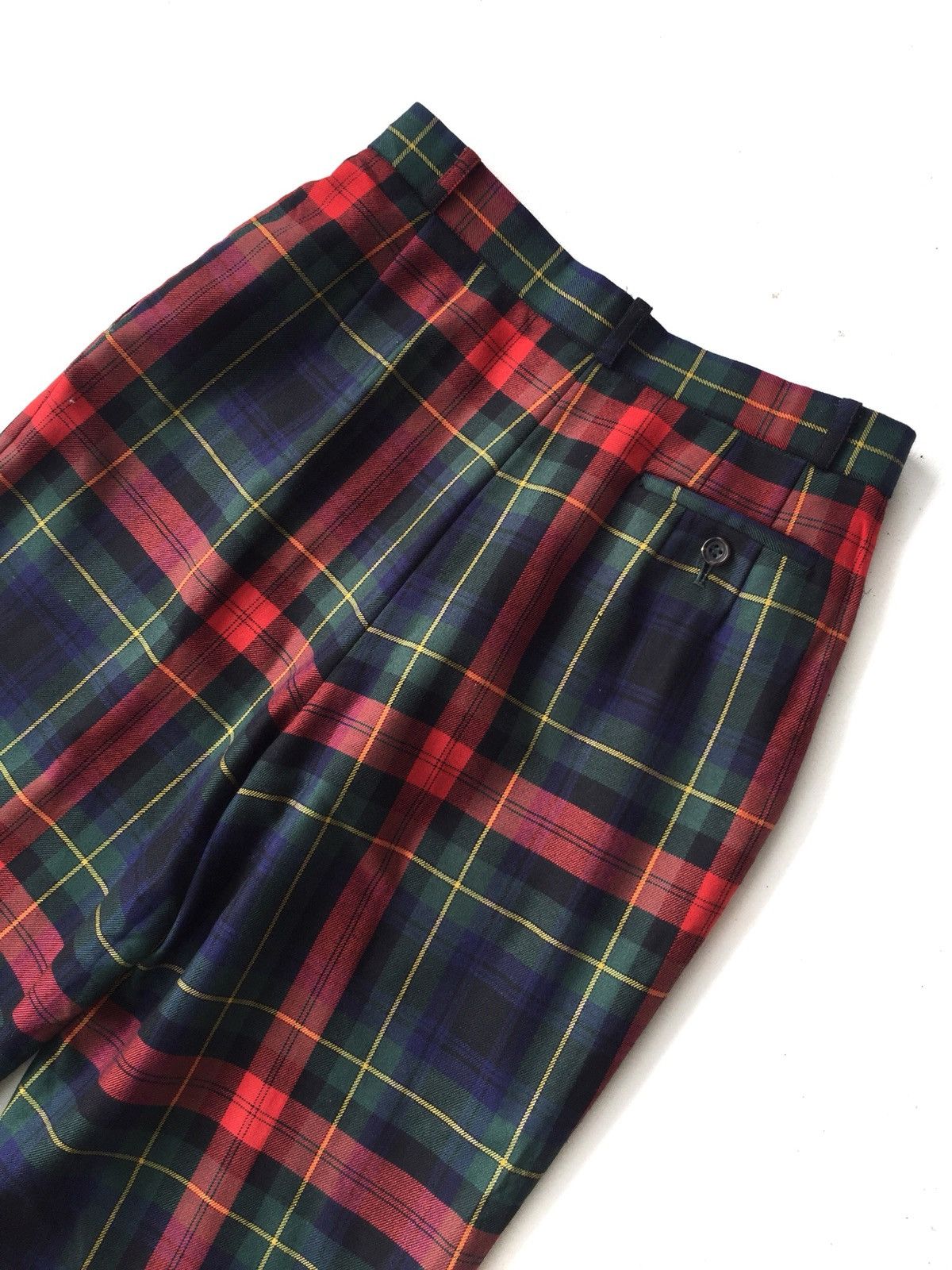 Austin Reed Austin Reed 🇬🇧 Check Plaid Gabardine Wool Pants Size US 28 / EU 44 - 7 Thumbnail