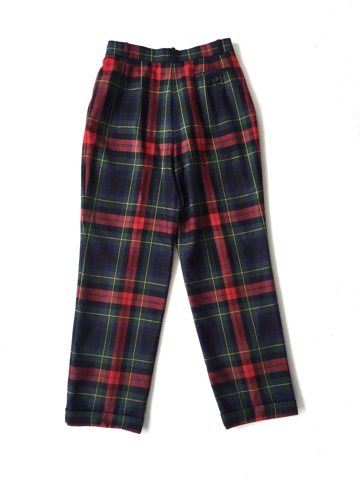 Austin Reed Austin Reed 🇬🇧 Check Plaid Gabardine Wool Pants Size US 28 / EU 44 - 6 Thumbnail