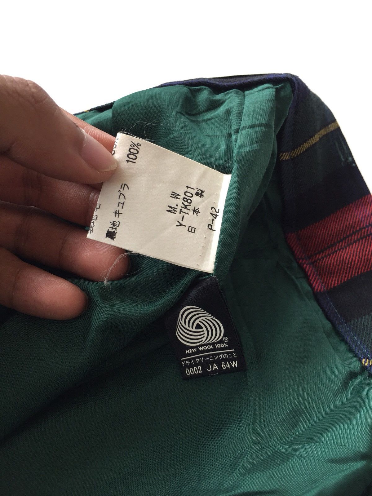 Austin Reed Austin Reed 🇬🇧 Check Plaid Gabardine Wool Pants Size US 28 / EU 44 - 10 Thumbnail