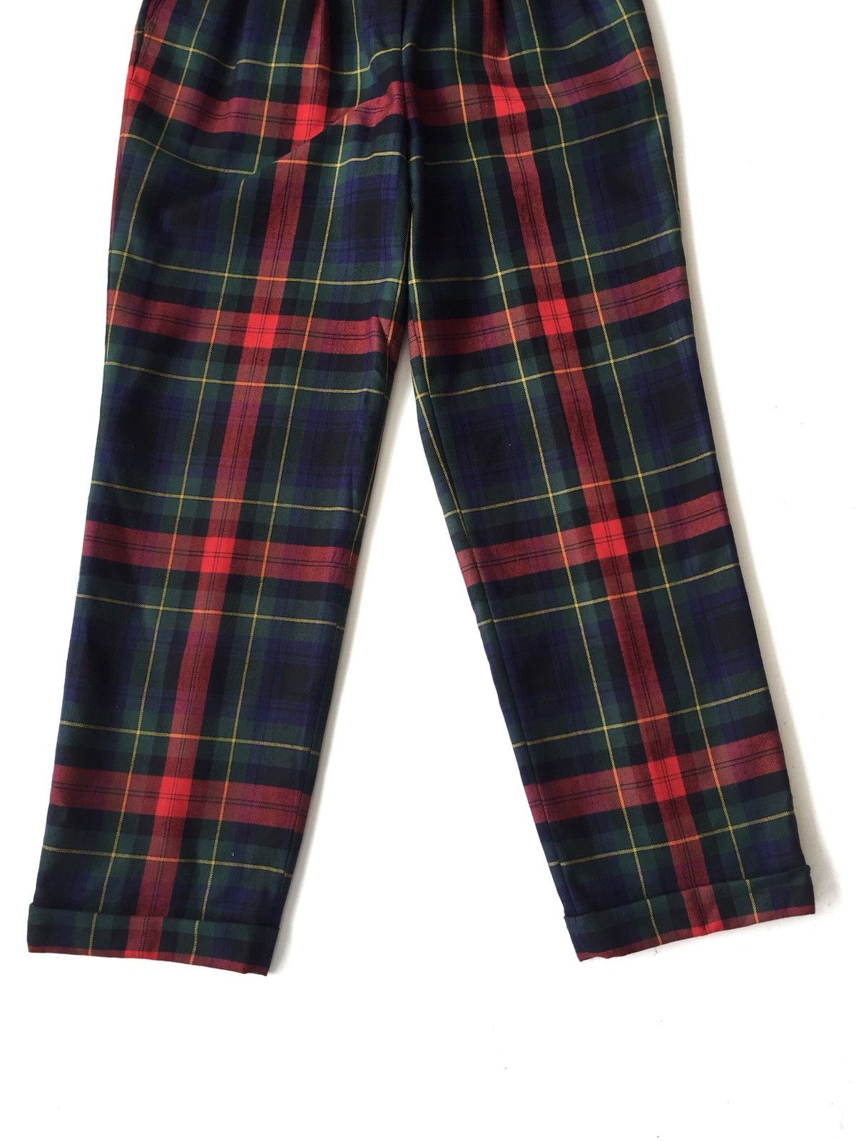 Austin Reed Austin Reed 🇬🇧 Check Plaid Gabardine Wool Pants Size US 28 / EU 44 - 3 Thumbnail