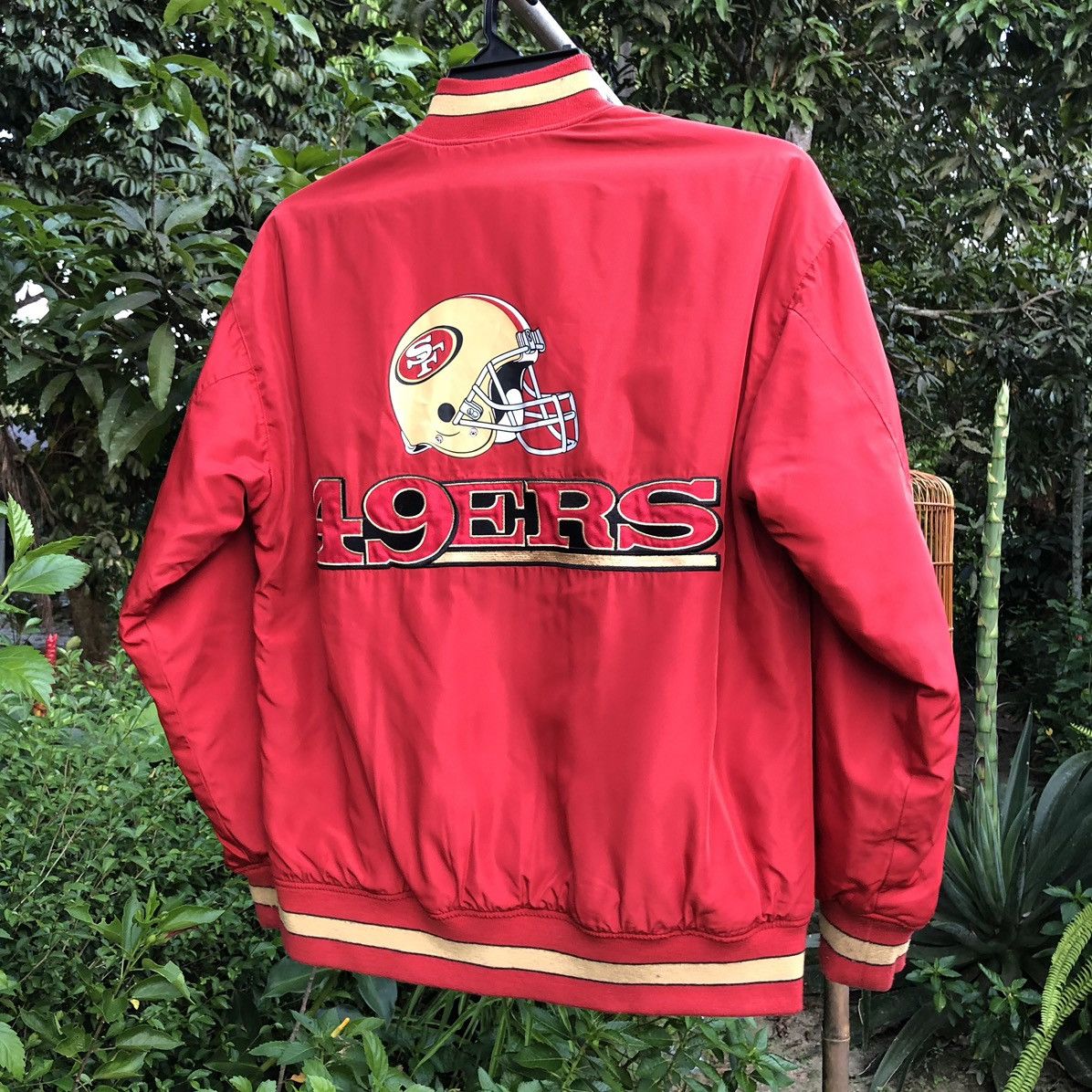 NFL NFL Team Apparel San Francisco Light Puffer Varsity Jacket Size US M / EU 48-50 / 2 - 5 Thumbnail