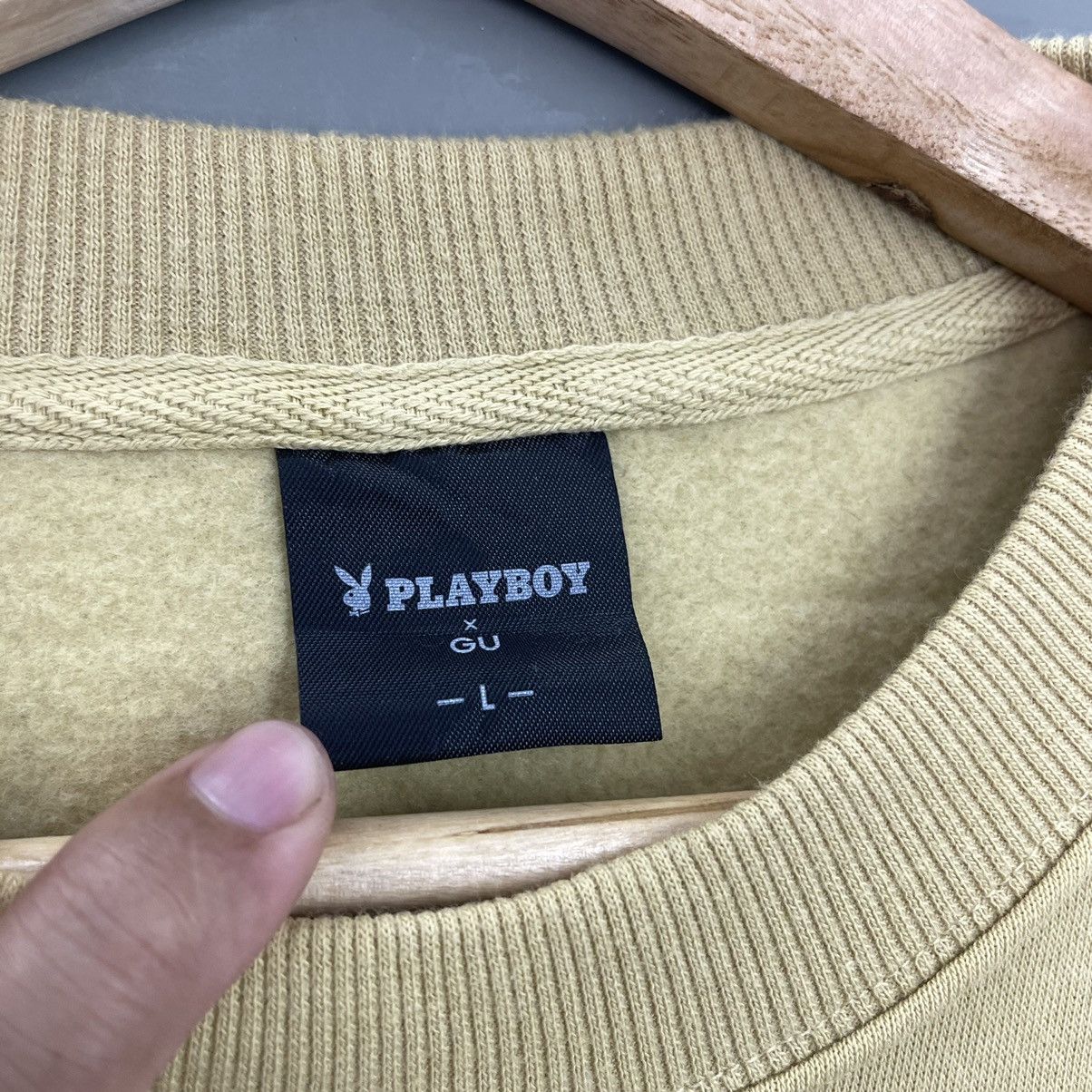 Japanese Brand × Playboy Playboy Big Logo Embroidered Crewneck Sweatshirt OverSize M Size US M / EU 48-50 / 2 - 7 Thumbnail