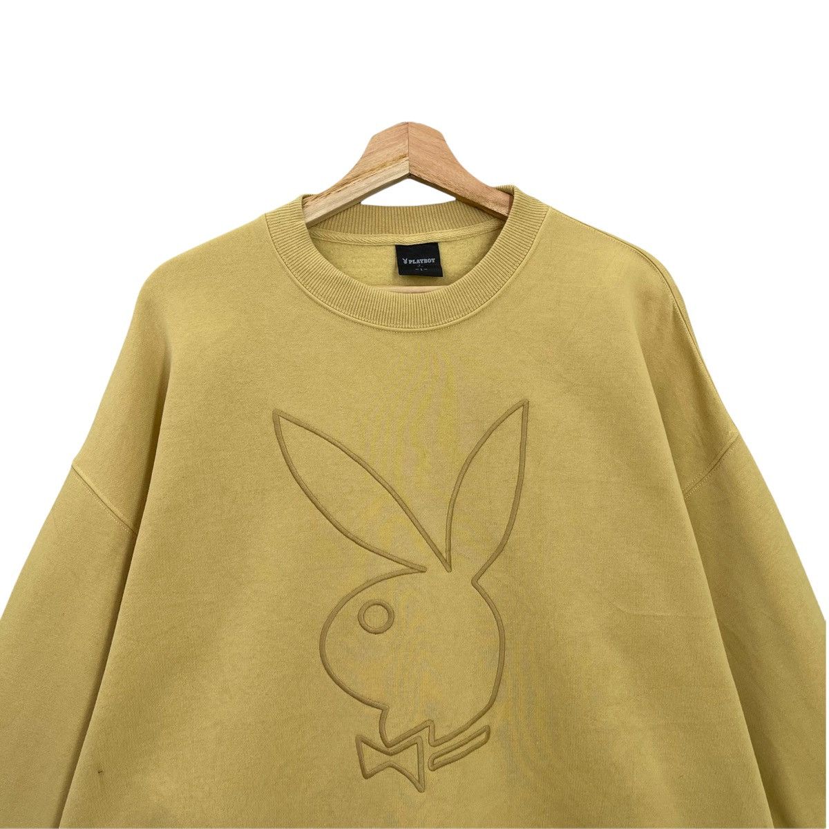 Japanese Brand × Playboy Playboy Big Logo Embroidered Crewneck Sweatshirt OverSize M Size US M / EU 48-50 / 2 - 4 Thumbnail