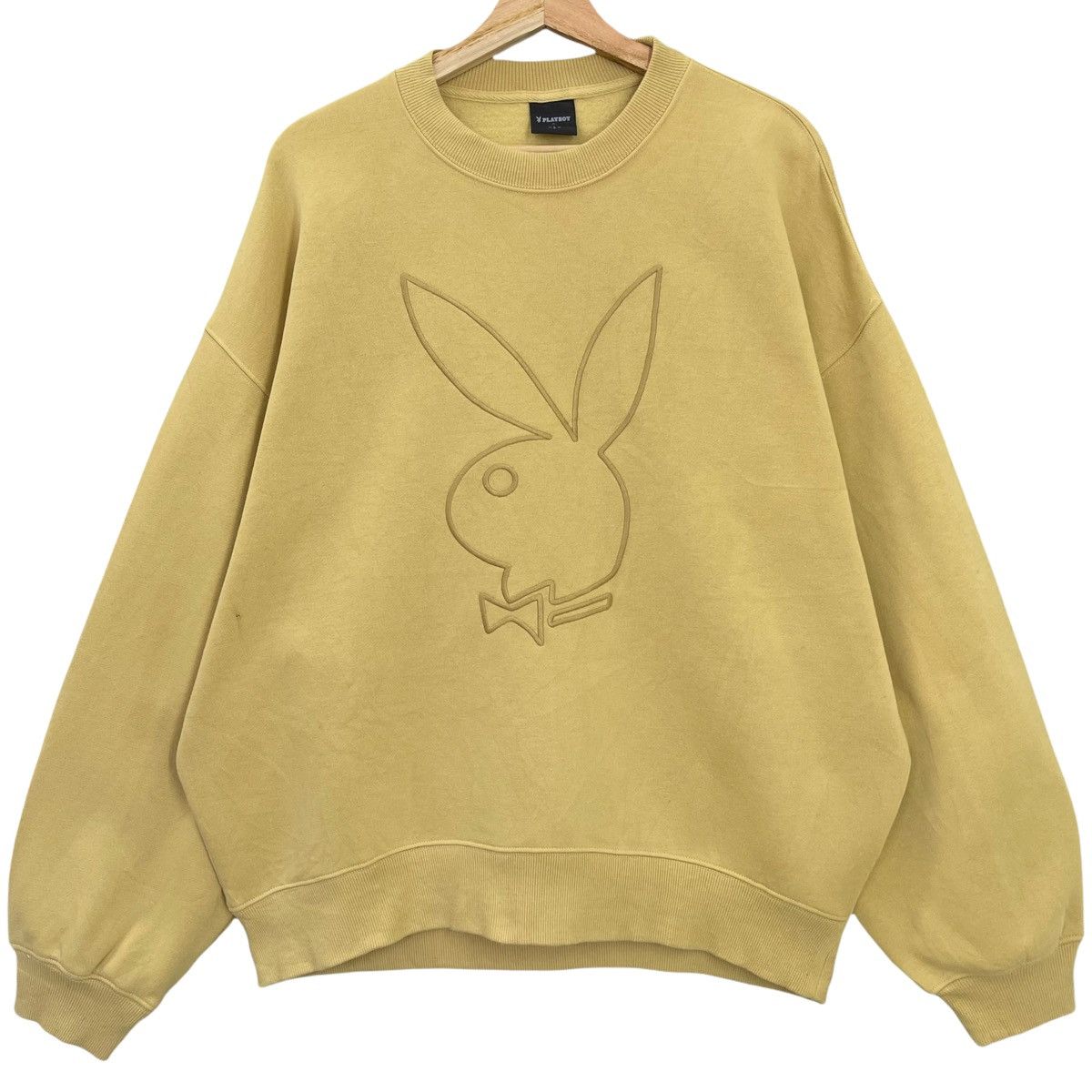 Japanese Brand × Playboy Playboy Big Logo Embroidered Crewneck Sweatshirt OverSize M Size US M / EU 48-50 / 2 - 3 Thumbnail