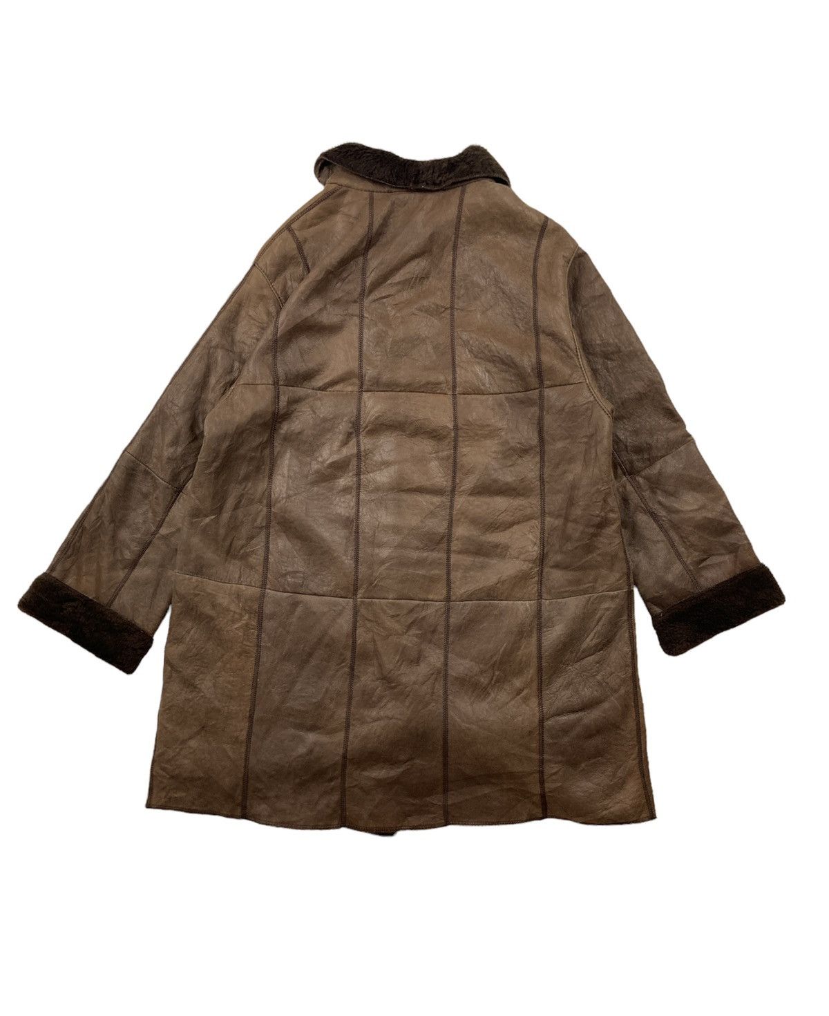Designer × Leather × Vintage Vintage Christ German Leather Fashion LonG Jacket Designer Size US L / EU 52-54 / 3 - 6 Thumbnail