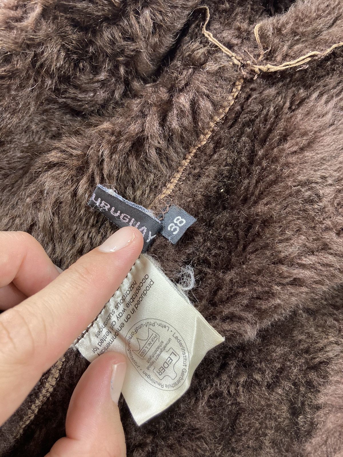 Designer × Leather × Vintage Vintage Christ German Leather Fashion LonG Jacket Designer Size US L / EU 52-54 / 3 - 4 Thumbnail