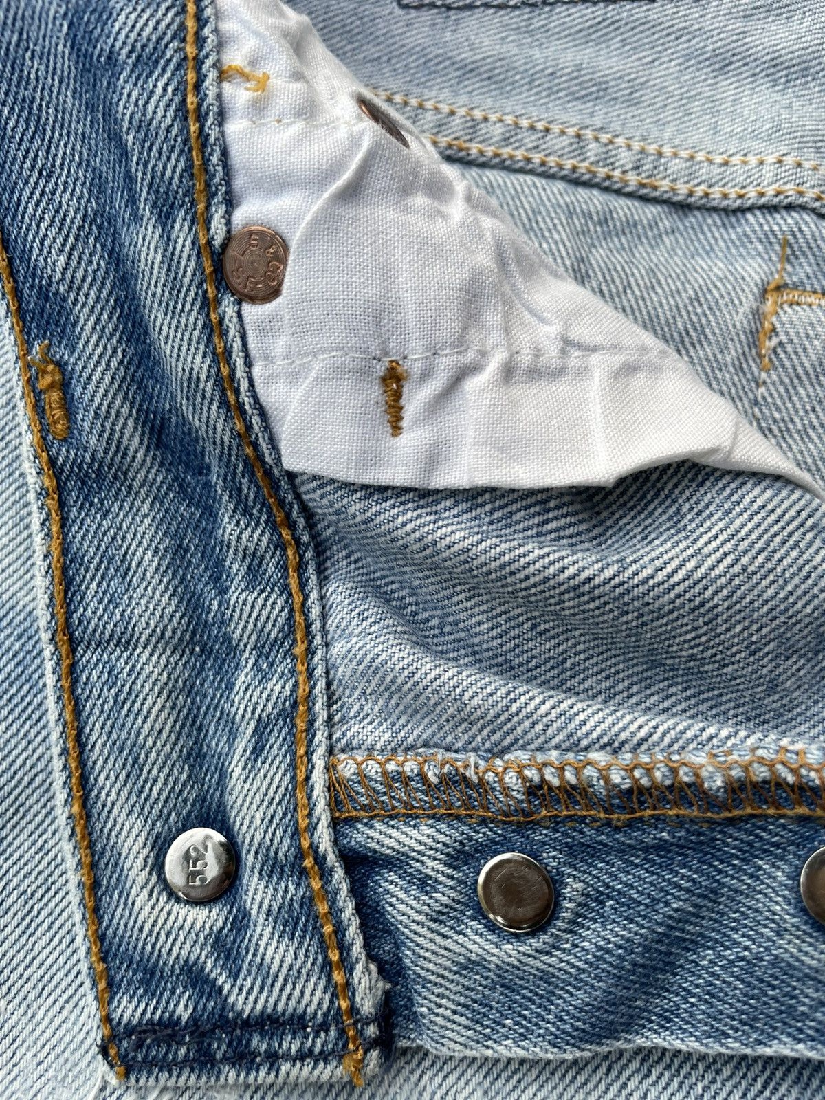 Levi's Levi’s 501 e 1993 Usa Aging Rework Denim Size US 29 - 17 Thumbnail