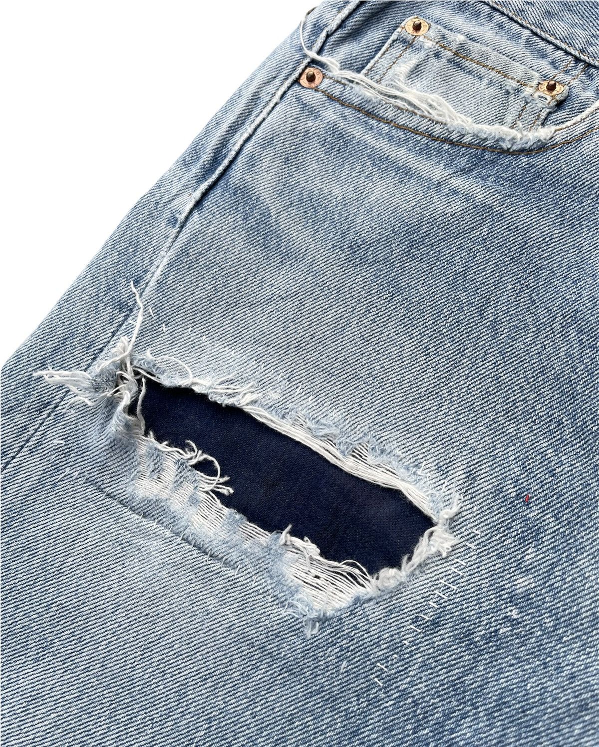 Levi's Levi’s 501 e 1993 Usa Aging Rework Denim Size US 29 - 5 Thumbnail