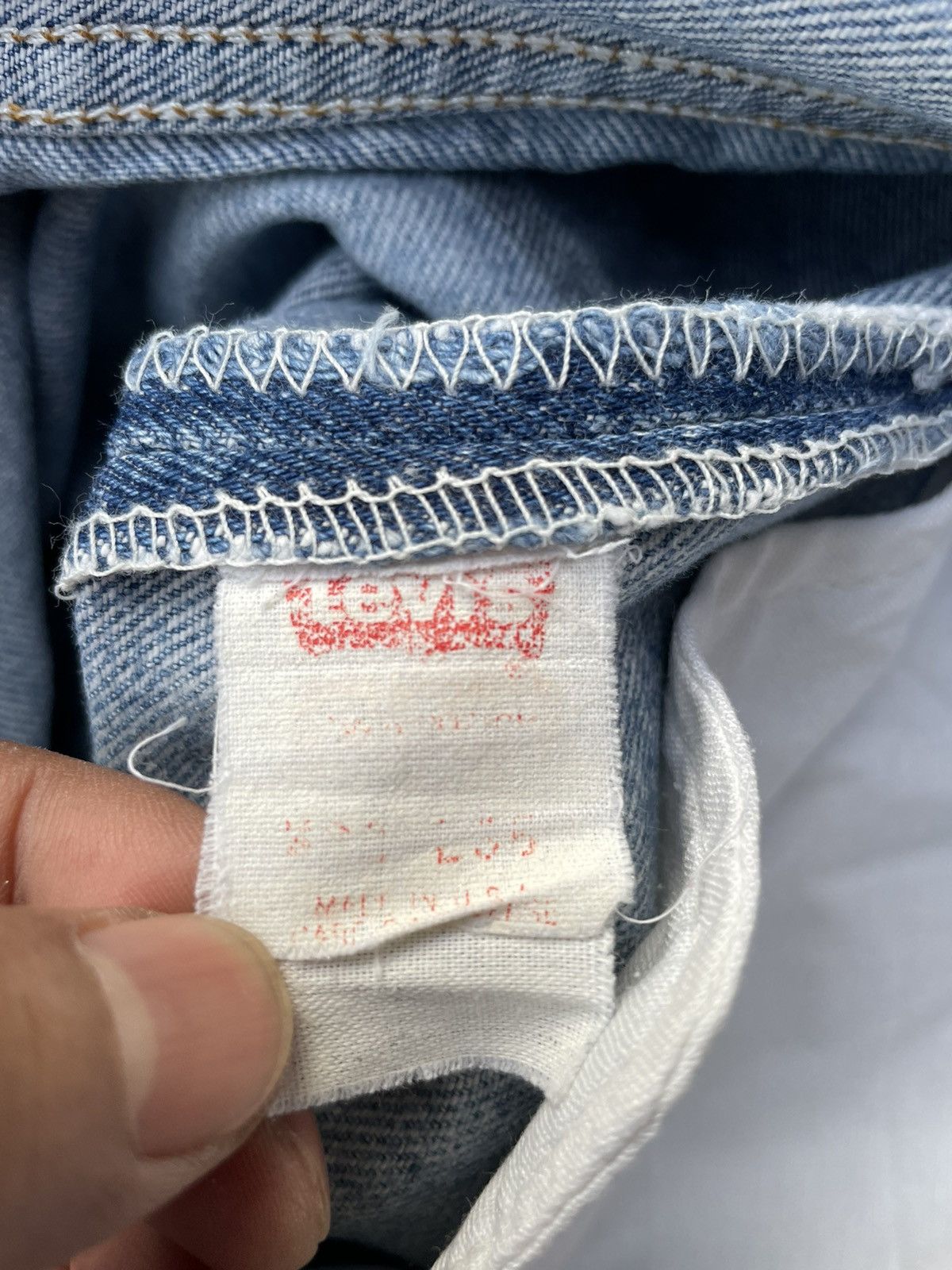 Levi's Levi’s 501 e 1993 Usa Aging Rework Denim Size US 29 - 14 Thumbnail
