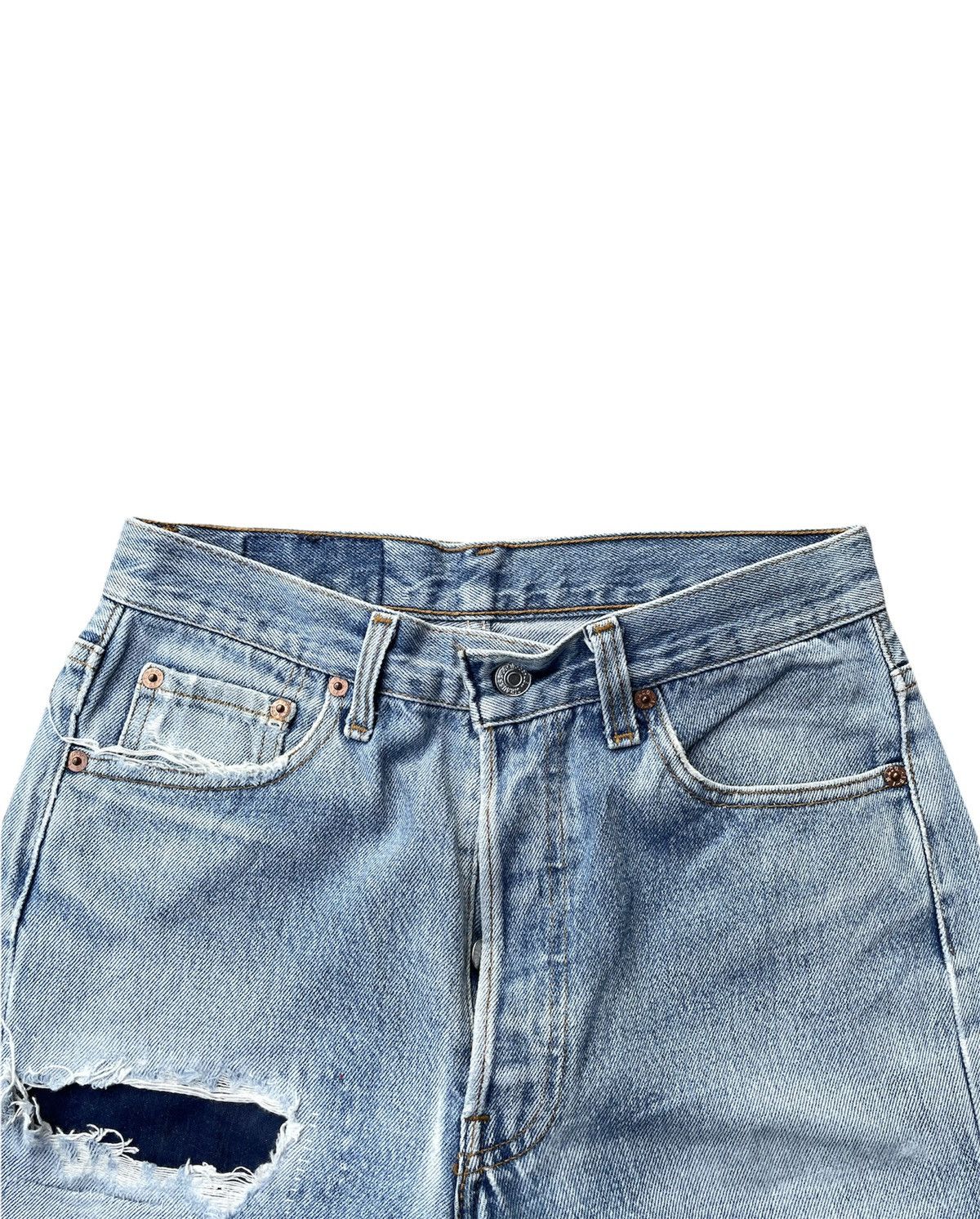 Levi's Levi’s 501 e 1993 Usa Aging Rework Denim Size US 29 - 7 Thumbnail