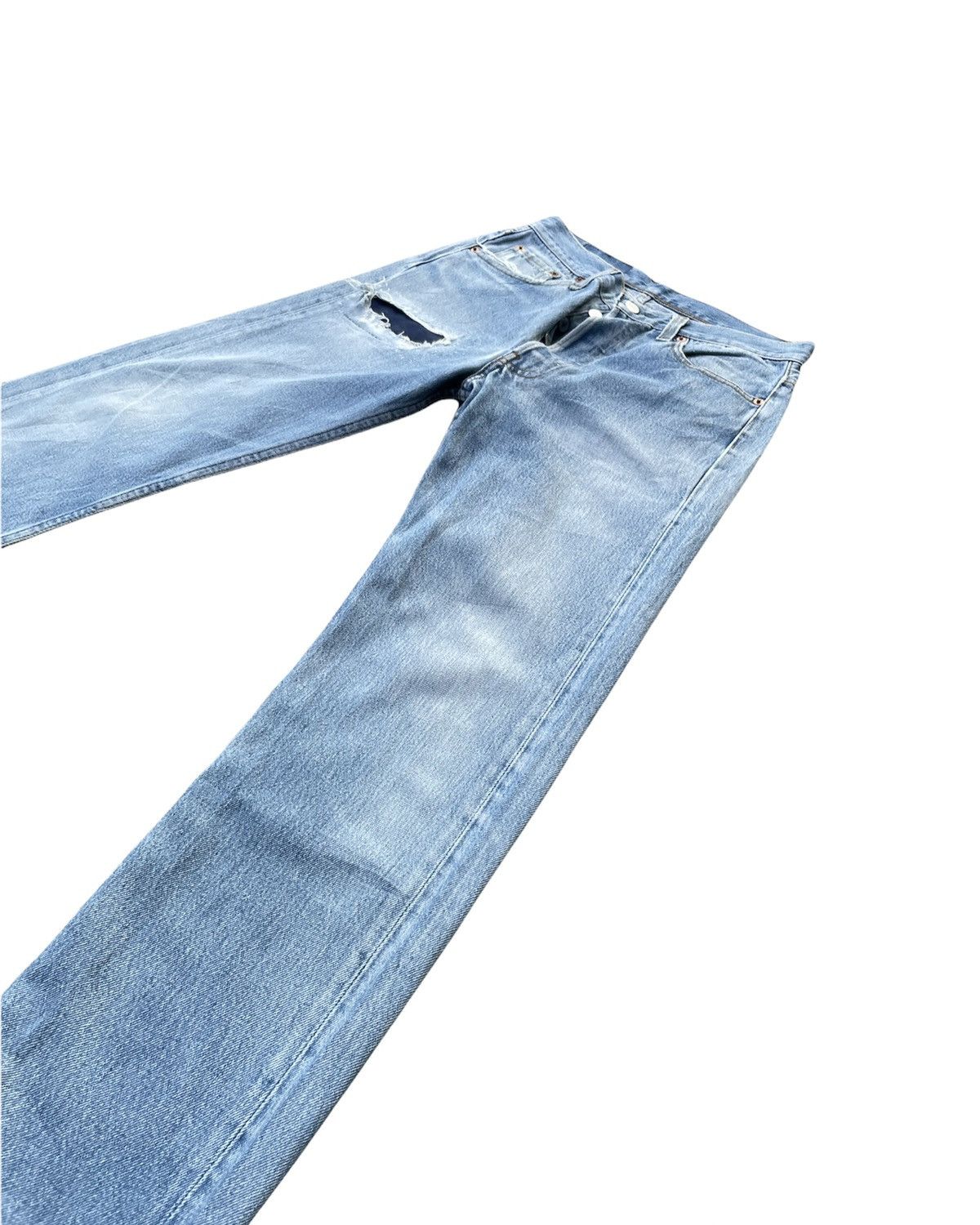 Levi's Levi’s 501 e 1993 Usa Aging Rework Denim Size US 29 - 3 Thumbnail