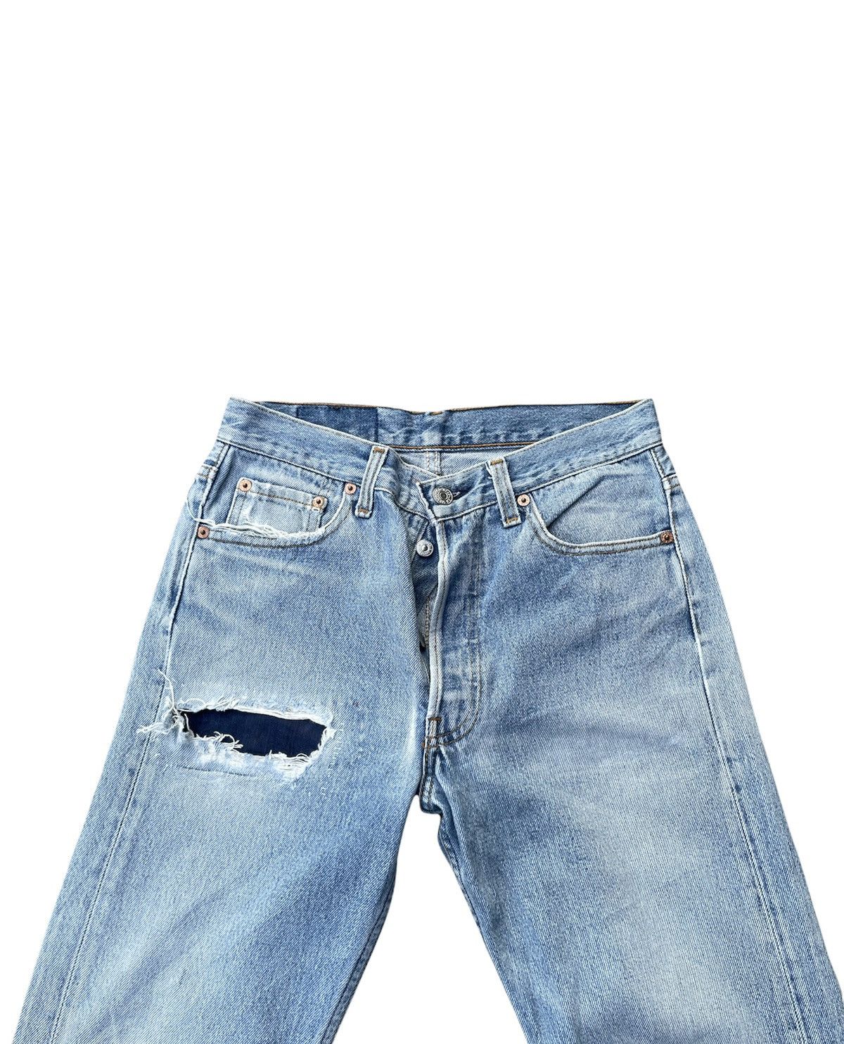 Levi's Levi’s 501 e 1993 Usa Aging Rework Denim Size US 29 - 6 Thumbnail