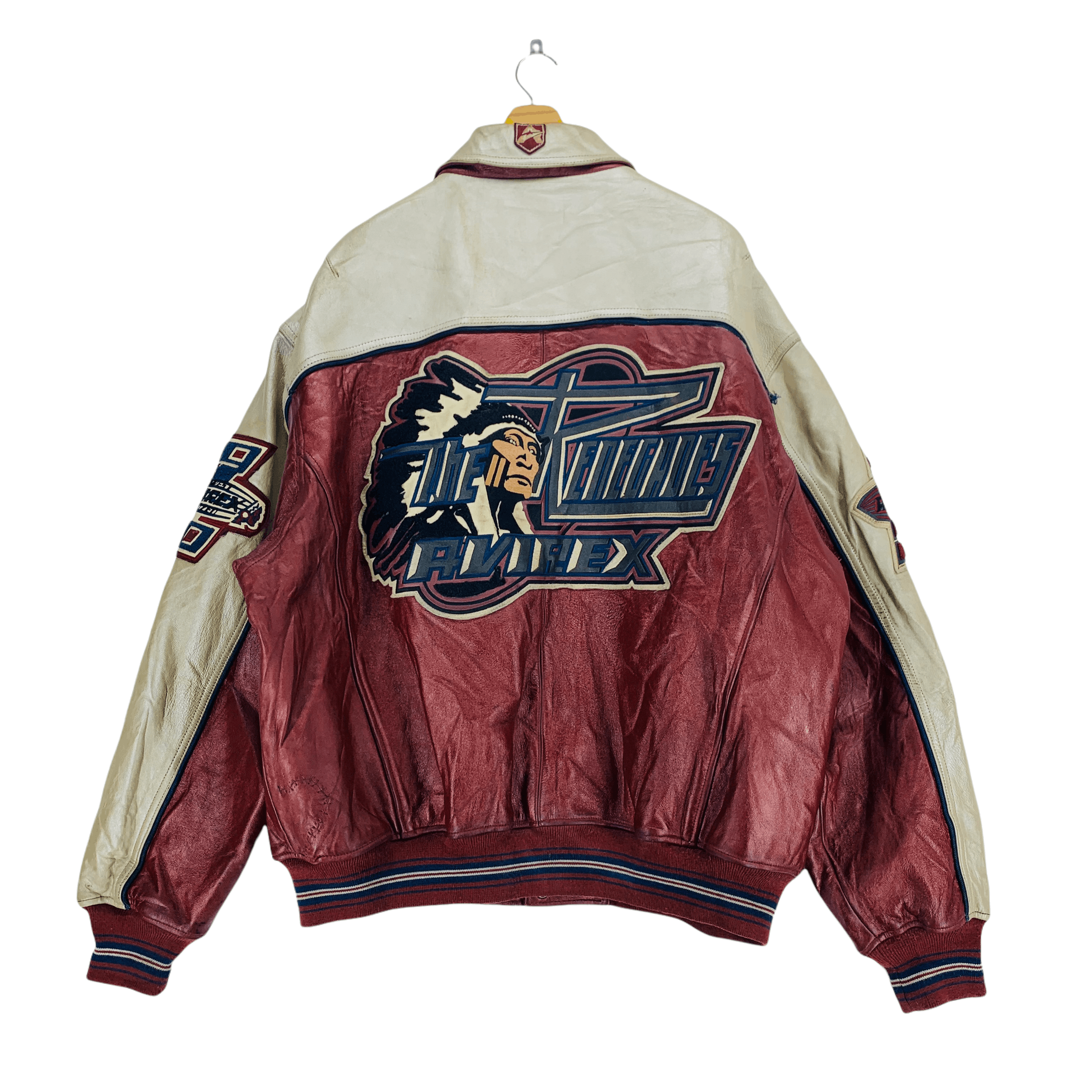 Archival Clothing 🔥 Avirex USA The Renegades Leather Varsity