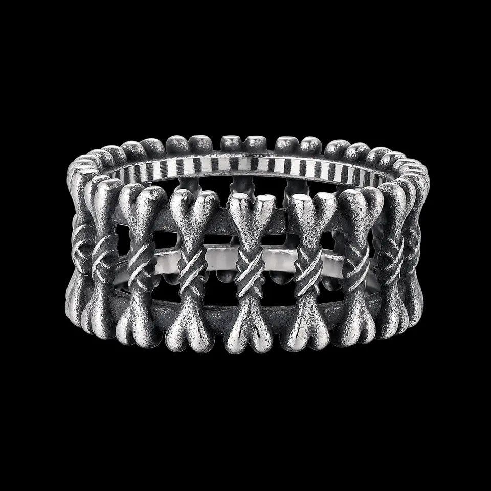 Japanese Brand × Jewelry × Vintage Skull Bones Ring Size ONE SIZE - 1 Thumbnail