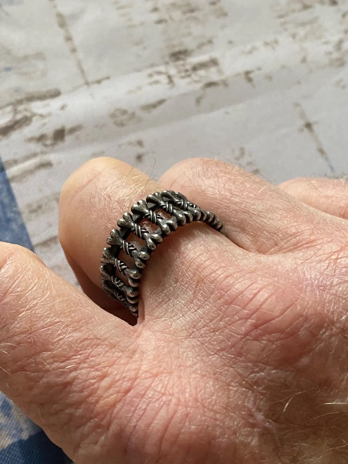 Japanese Brand × Jewelry × Vintage Skull Bones Ring Size ONE SIZE - 2 Thumbnail