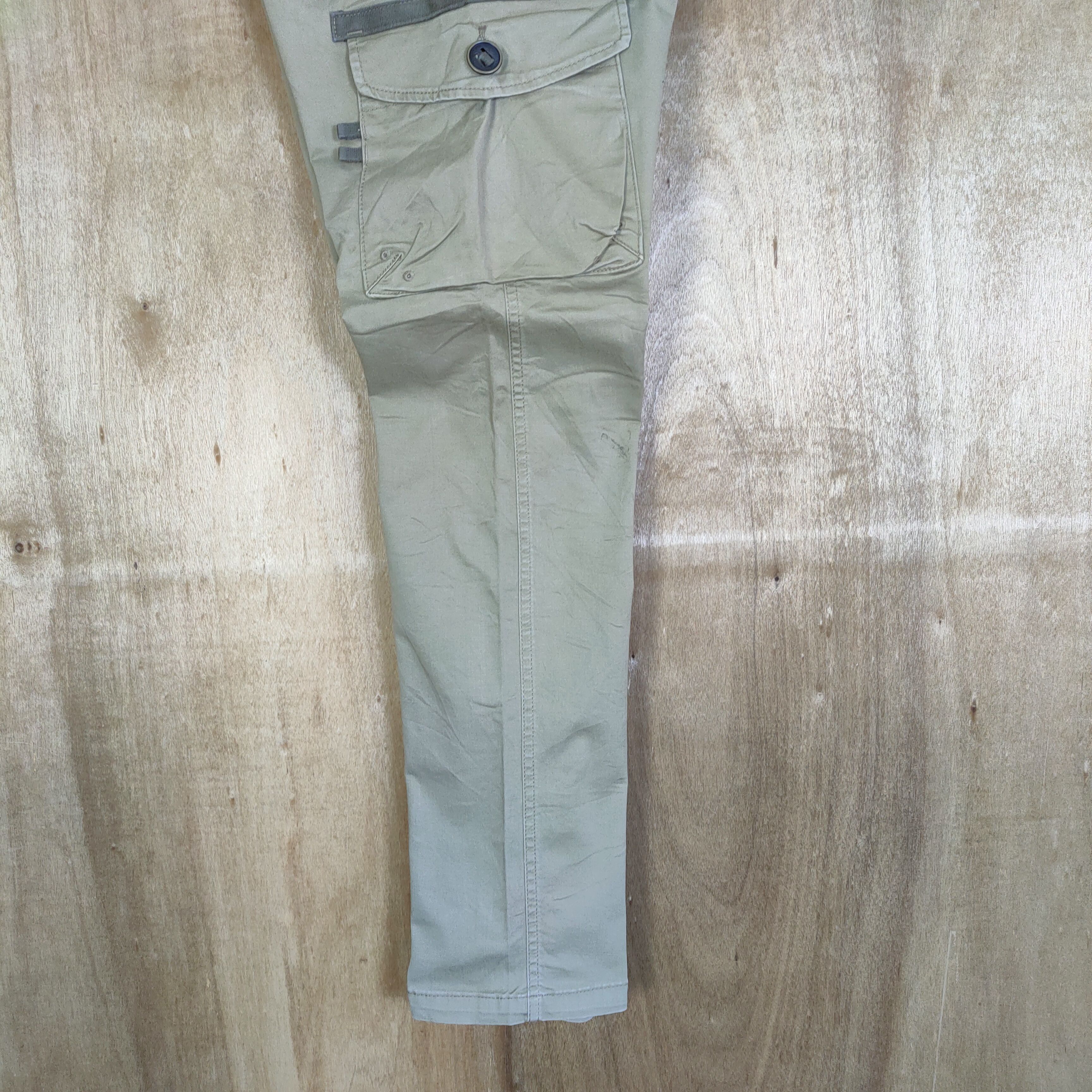 Edwin × Japanese Brand EDWIN CARGO PANTS MULTIPOCKET TACTICAL Size US 32 / EU 48 - 15 Thumbnail