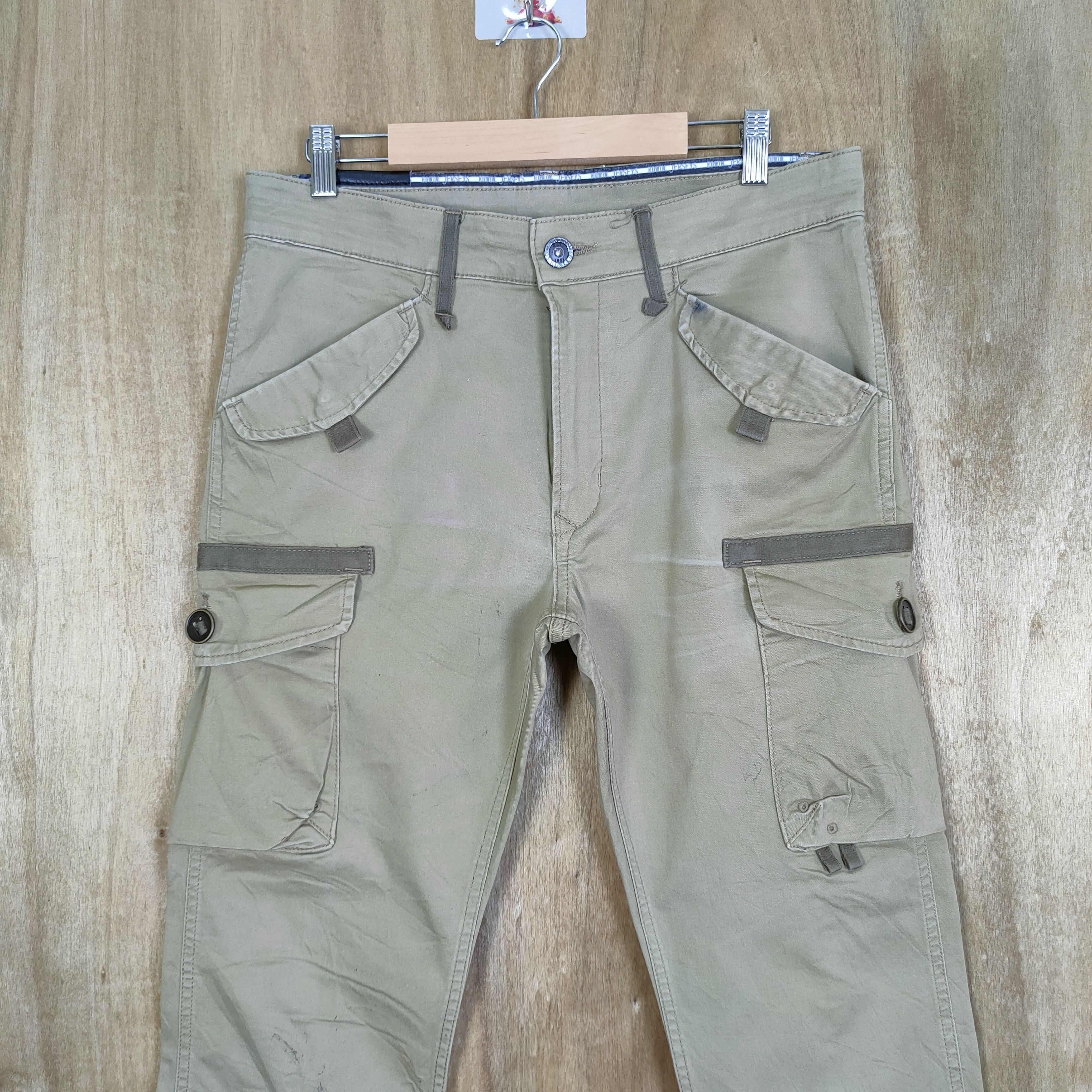 Edwin × Japanese Brand EDWIN CARGO PANTS MULTIPOCKET TACTICAL Size US 32 / EU 48 - 2 Thumbnail