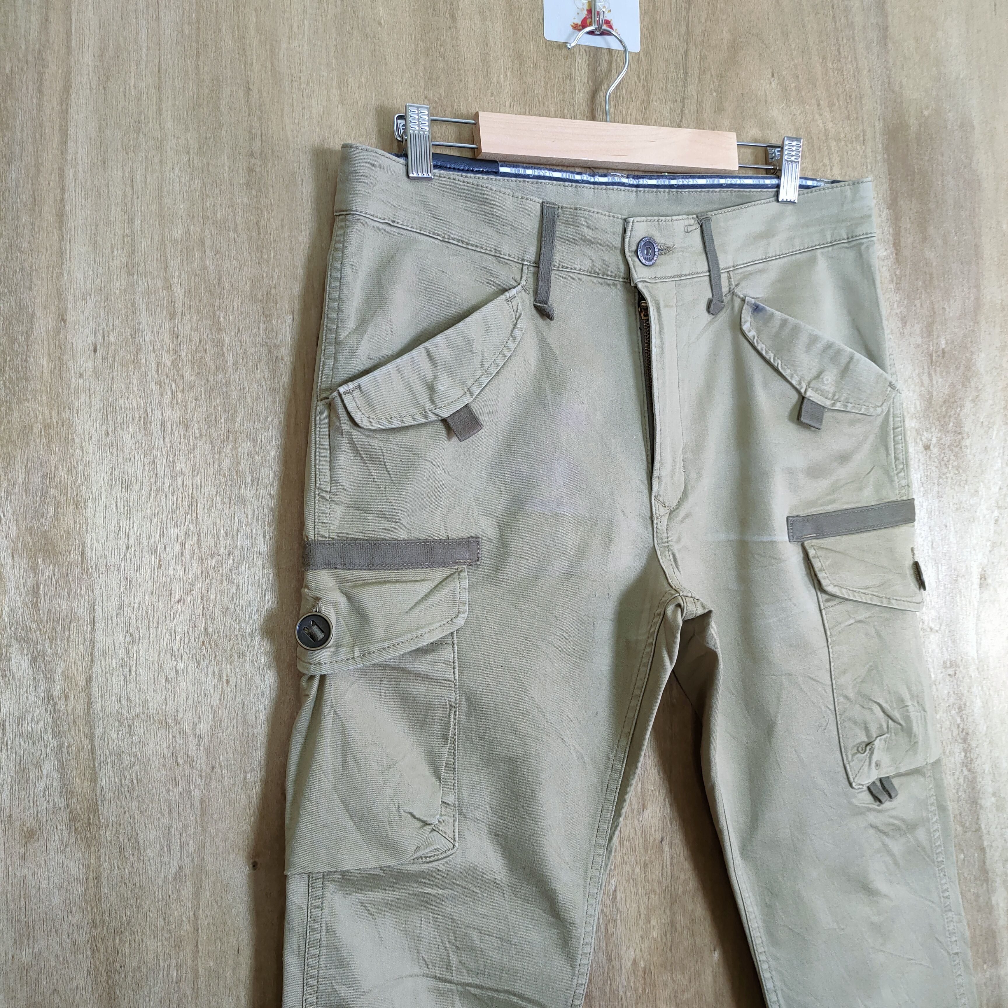 Edwin × Japanese Brand EDWIN CARGO PANTS MULTIPOCKET TACTICAL Size US 32 / EU 48 - 3 Thumbnail