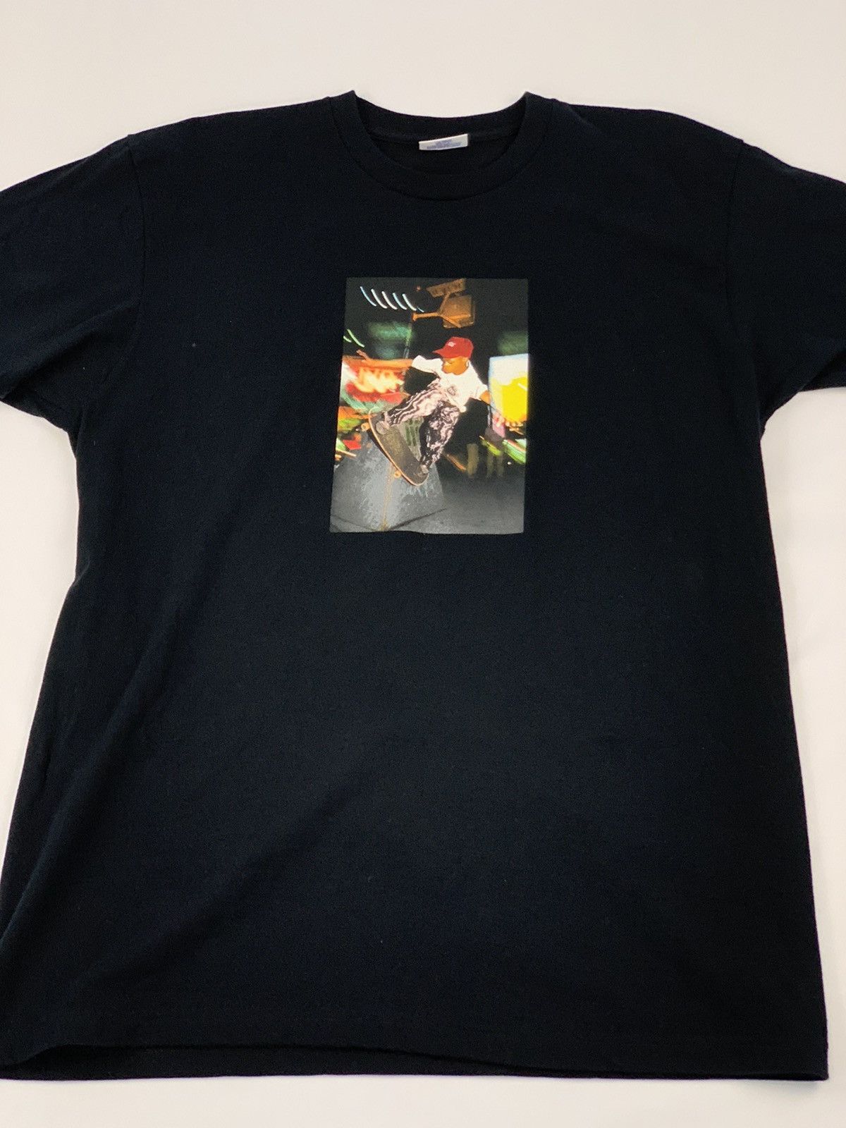 image of Comme Des Garcons x Supreme Comme Des Garçons Harold Hunter Tee XL in Black, Men's