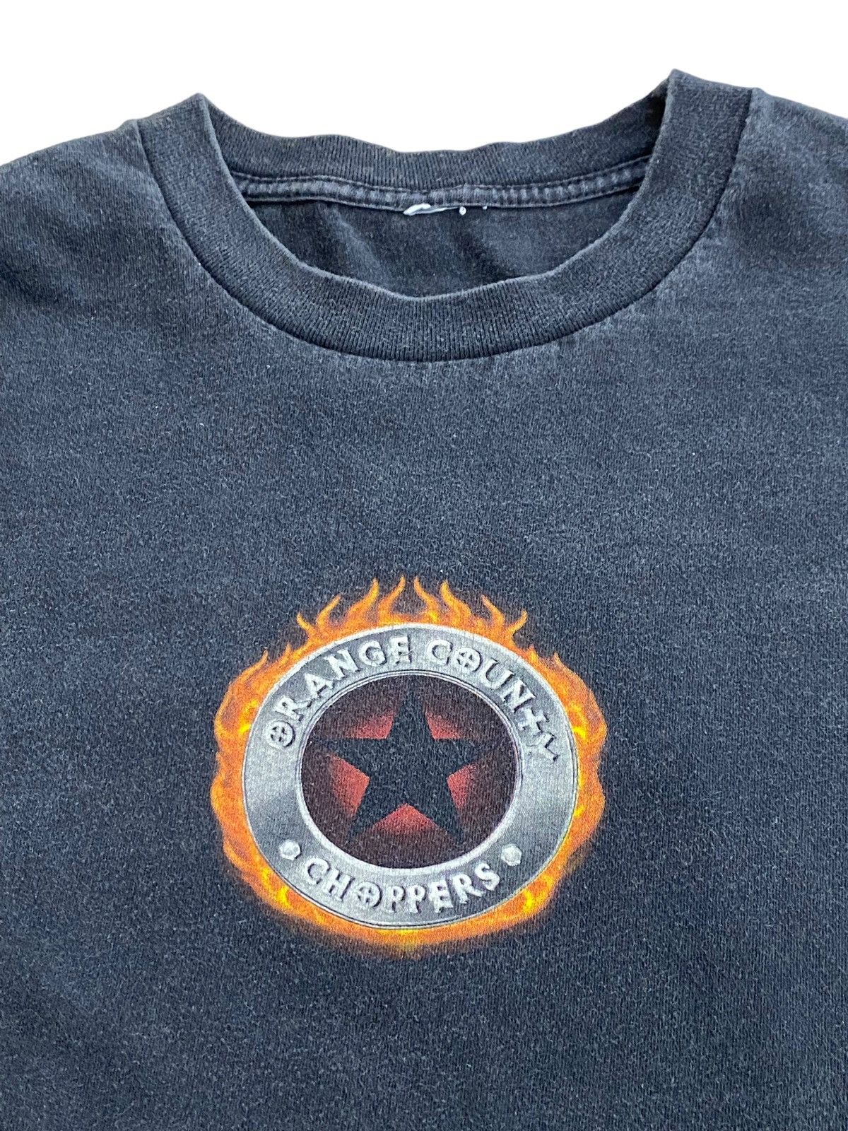 Vintage Vintage baggy sun faded Orange County choppers T-shirt Size US L / EU 52-54 / 3 - 3 Thumbnail
