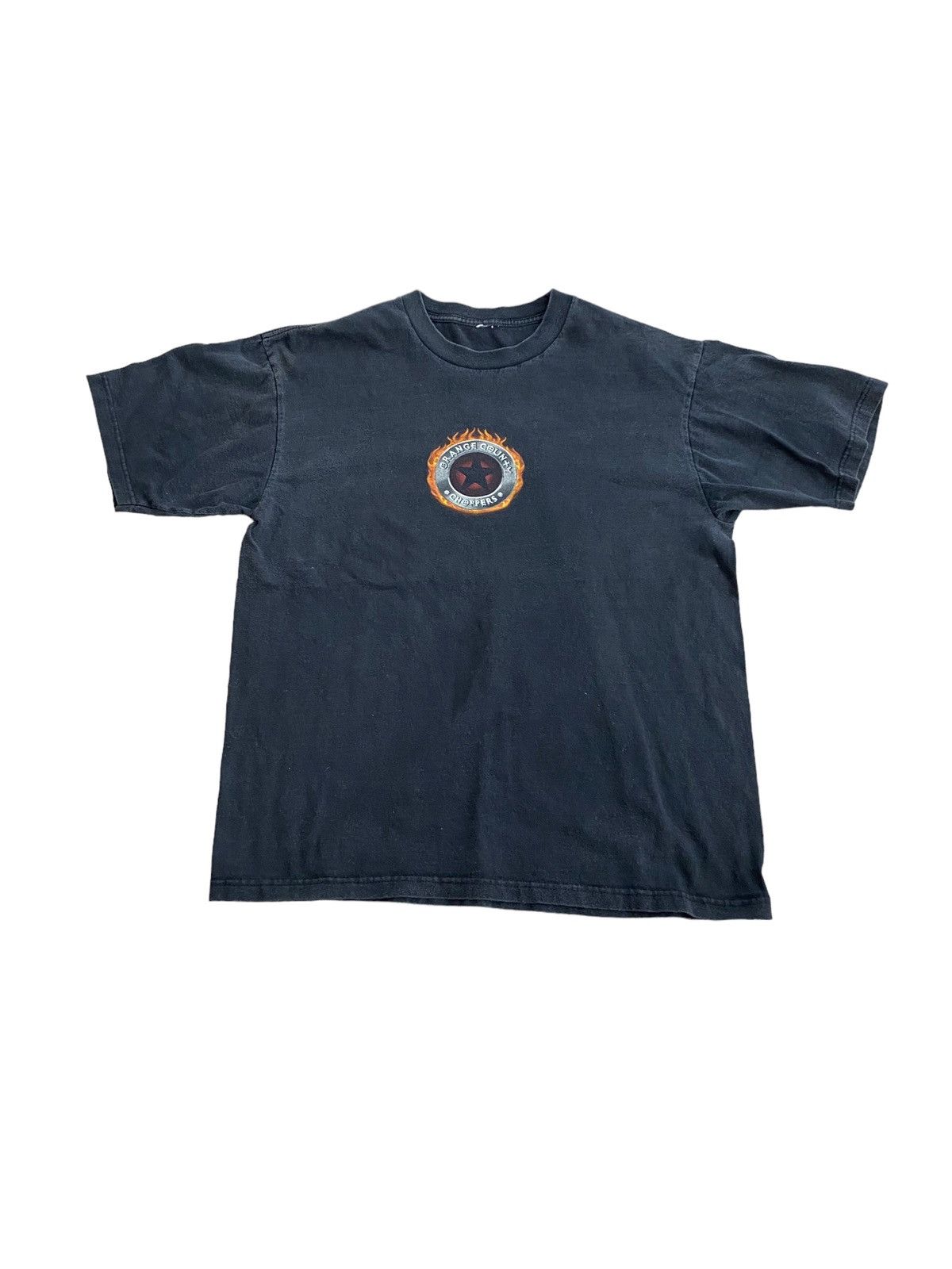 Vintage Vintage baggy sun faded Orange County choppers T-shirt Size US L / EU 52-54 / 3 - 2 Thumbnail